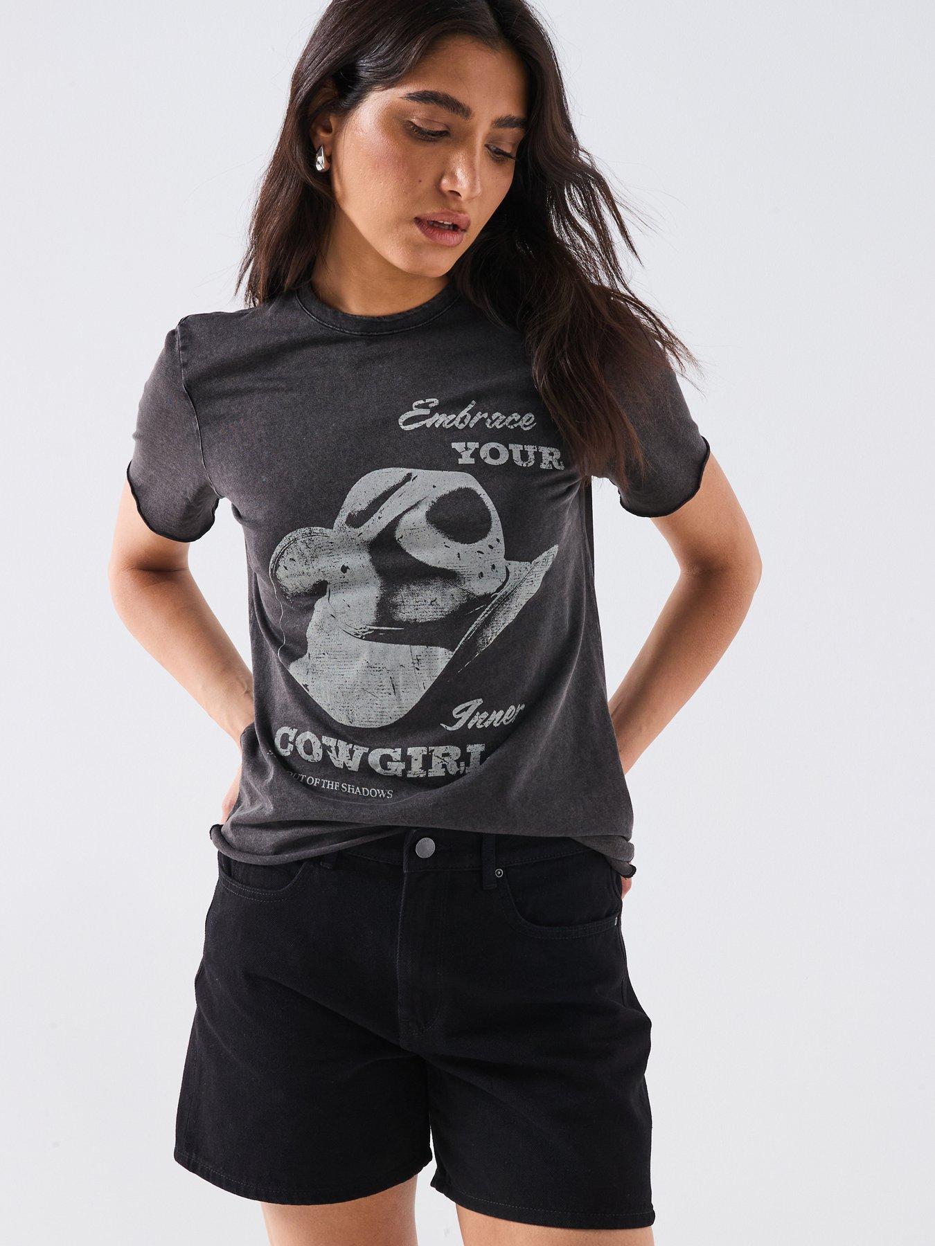 undefined Graphic T-Shirt - Black