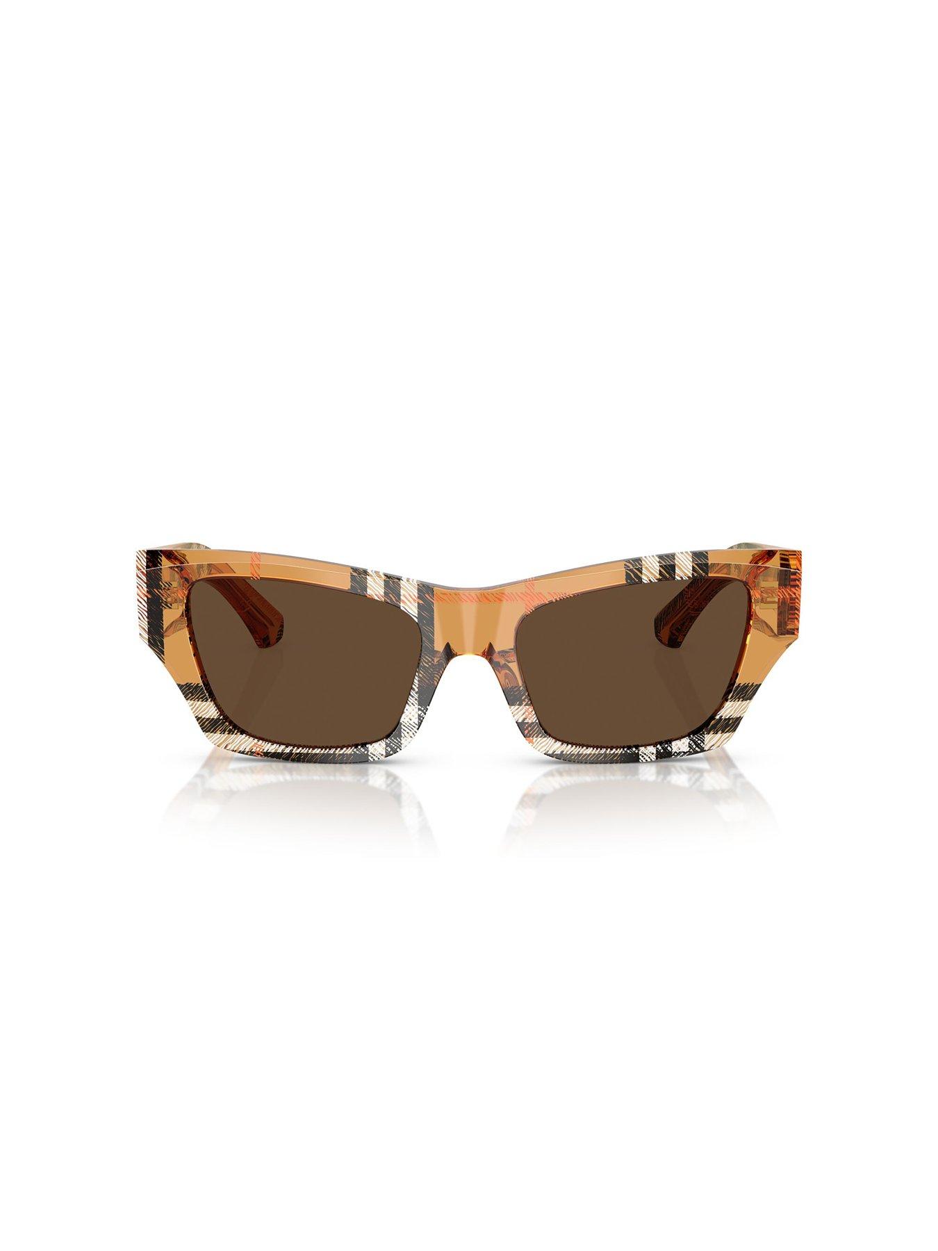  image of burberry-cat-eye-sunglasses-brown