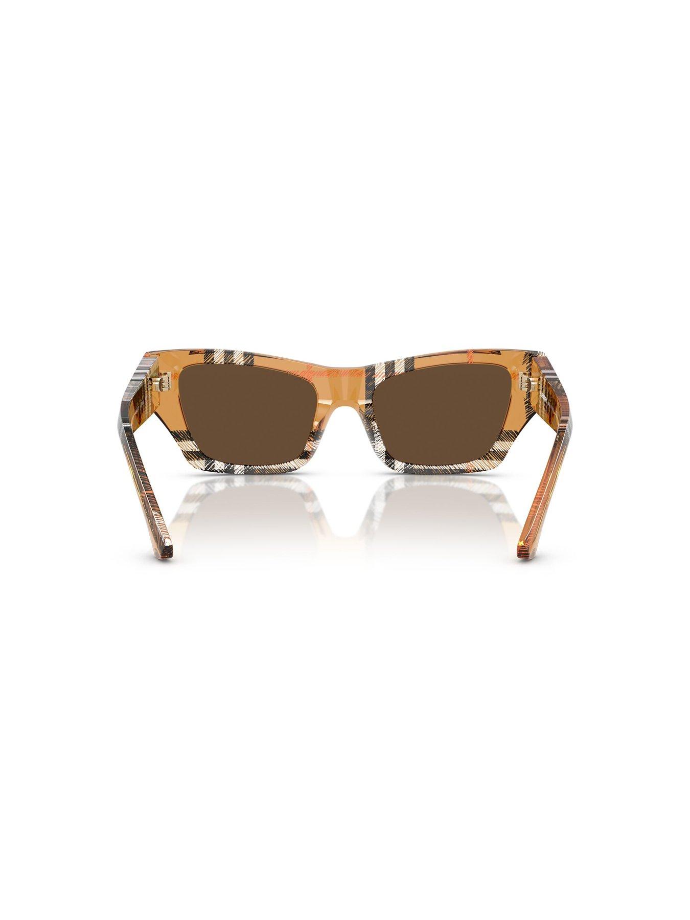  image of burberry-cat-eye-sunglasses-brown
