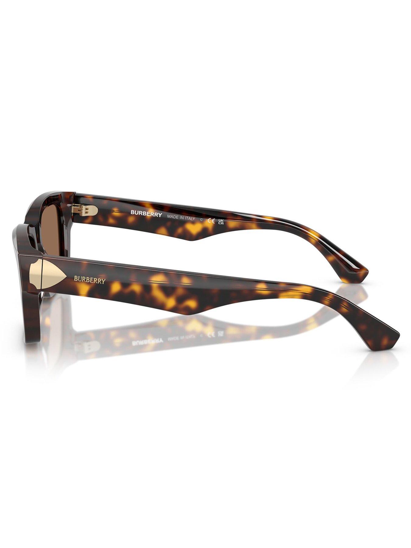 Image 2 of 4 of Burberry Rectangle Sunglasses - Brown