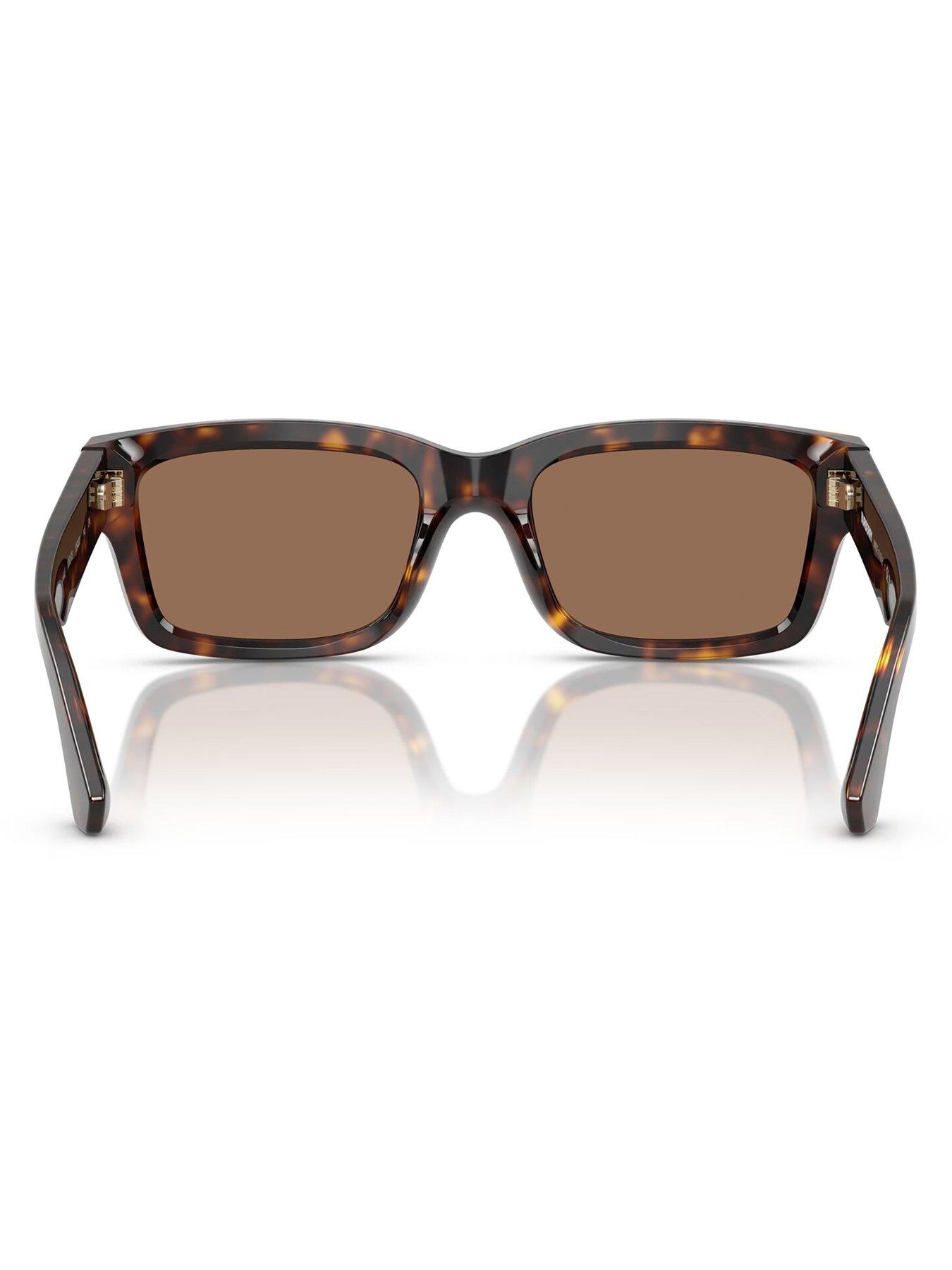 Image 4 of 4 of Burberry Rectangle Sunglasses - Brown
