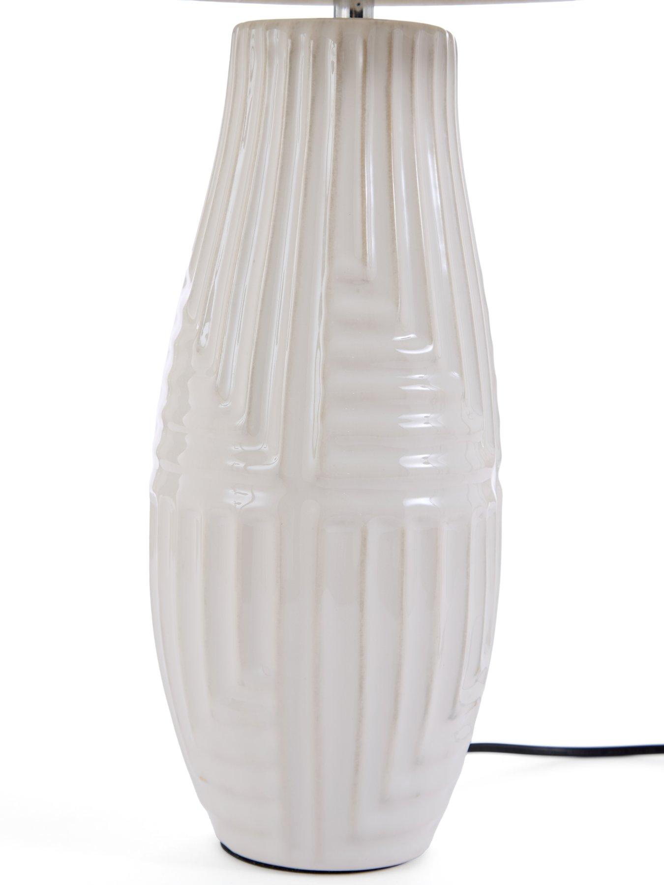  image of the-very-collection-abstract-stripe-ceramic-table-lamp