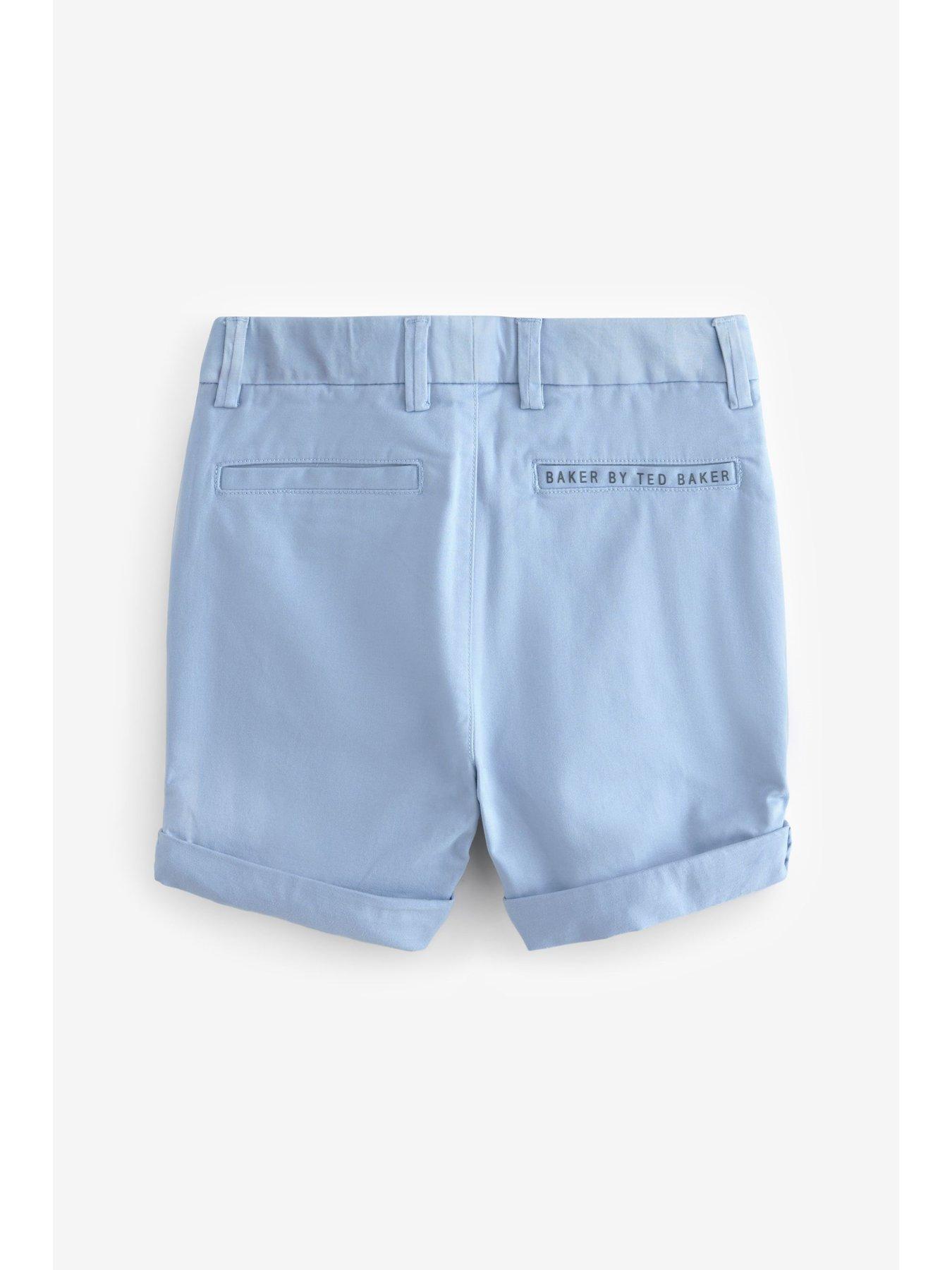  image of ted-baker-boys-chino-shorts-blue