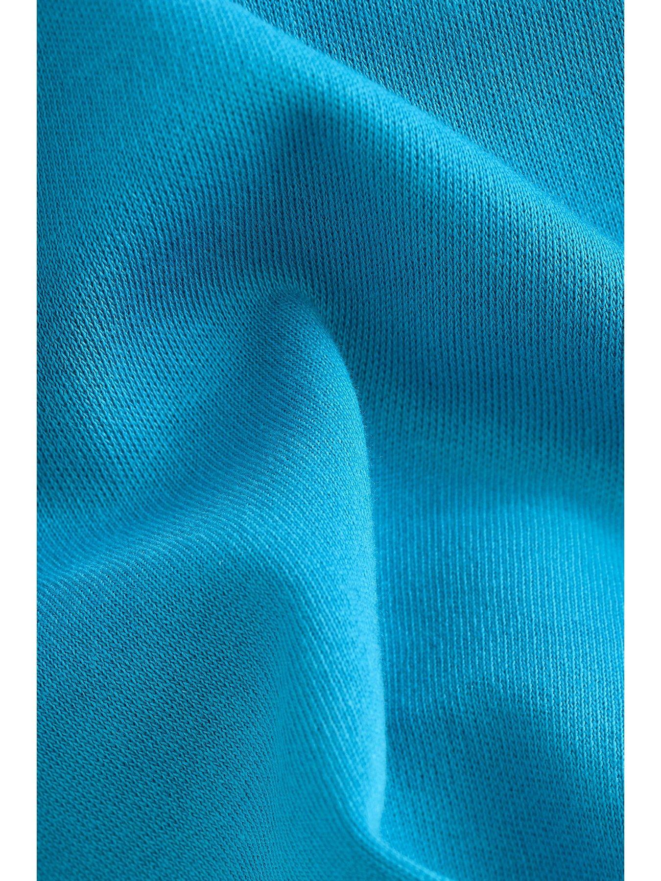  image of ted-baker-logo-stripe-t-shirt-blue