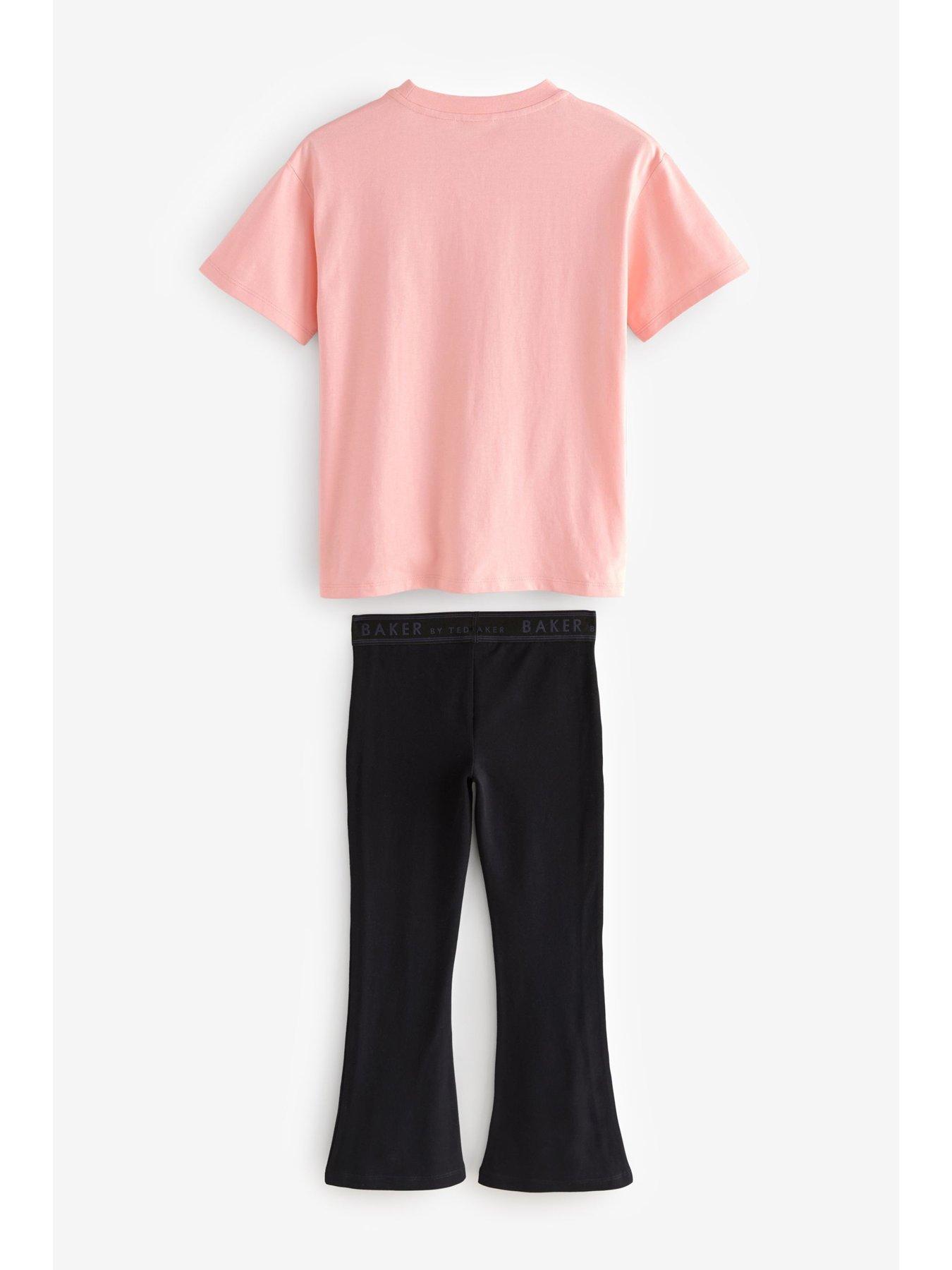  image of ted-baker-top-amp-nbspflare-legging-set-pink