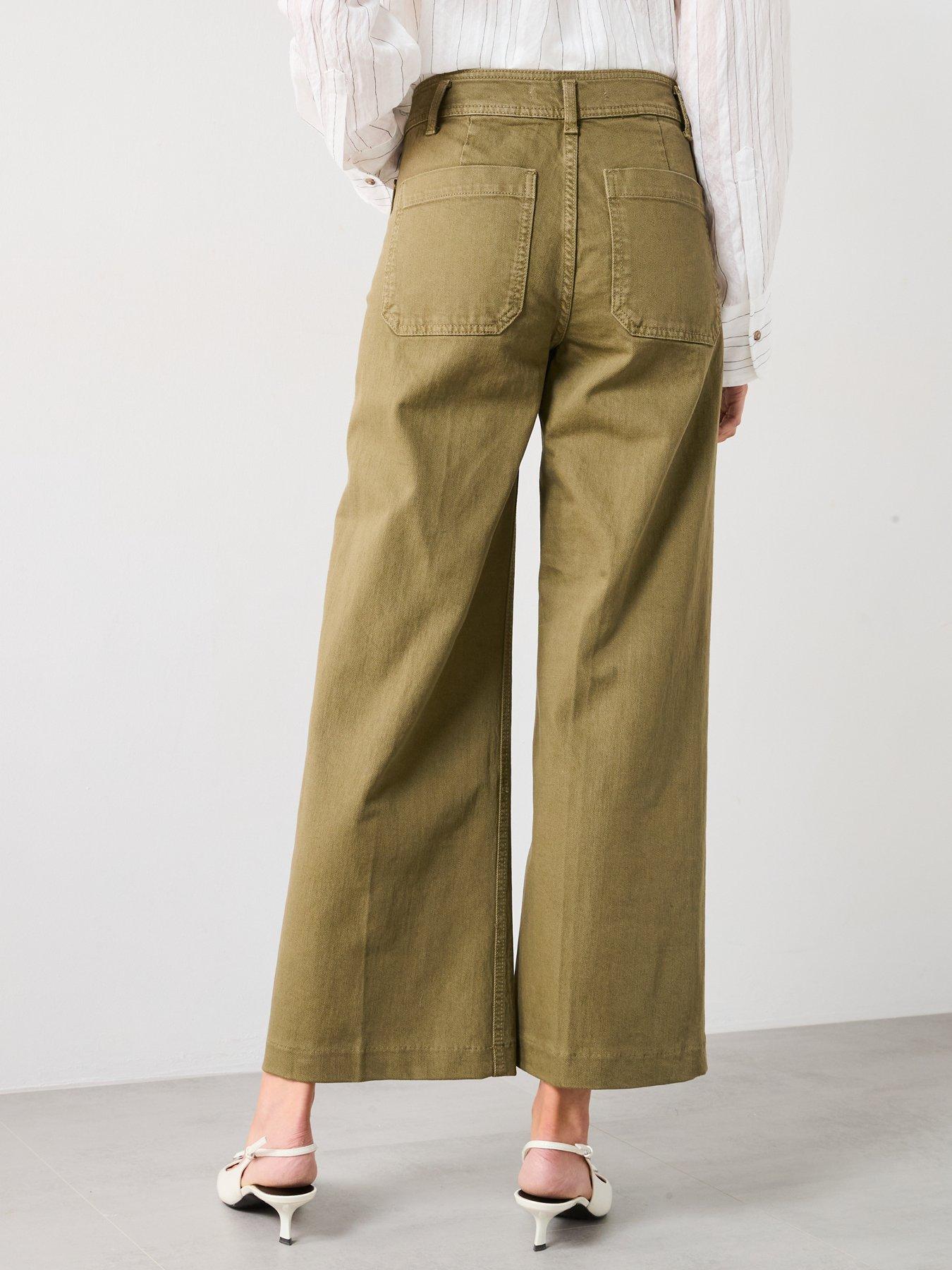  image of mango-wideleg-jeans-with-pockets