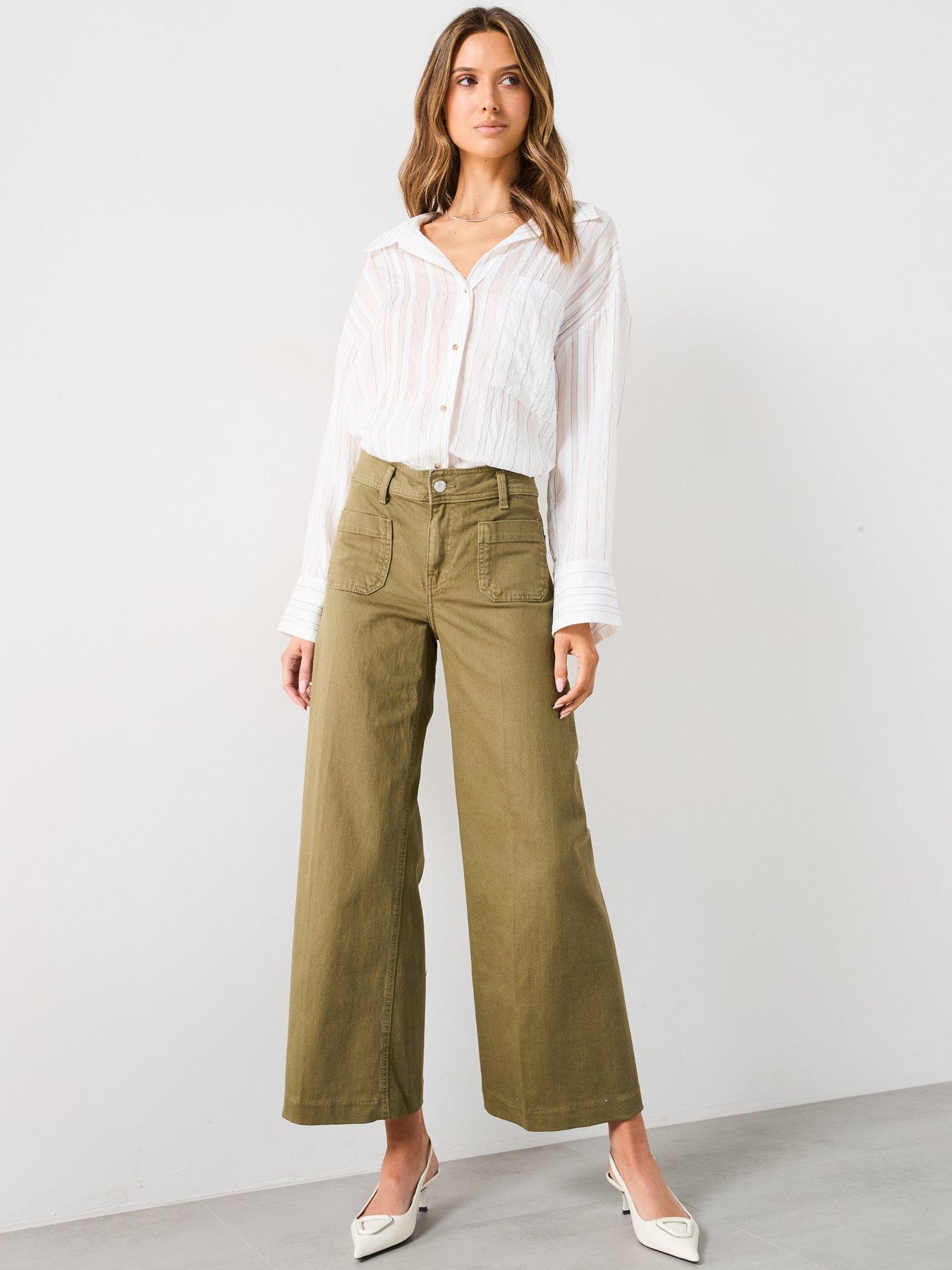  image of mango-wideleg-jeans-with-pockets
