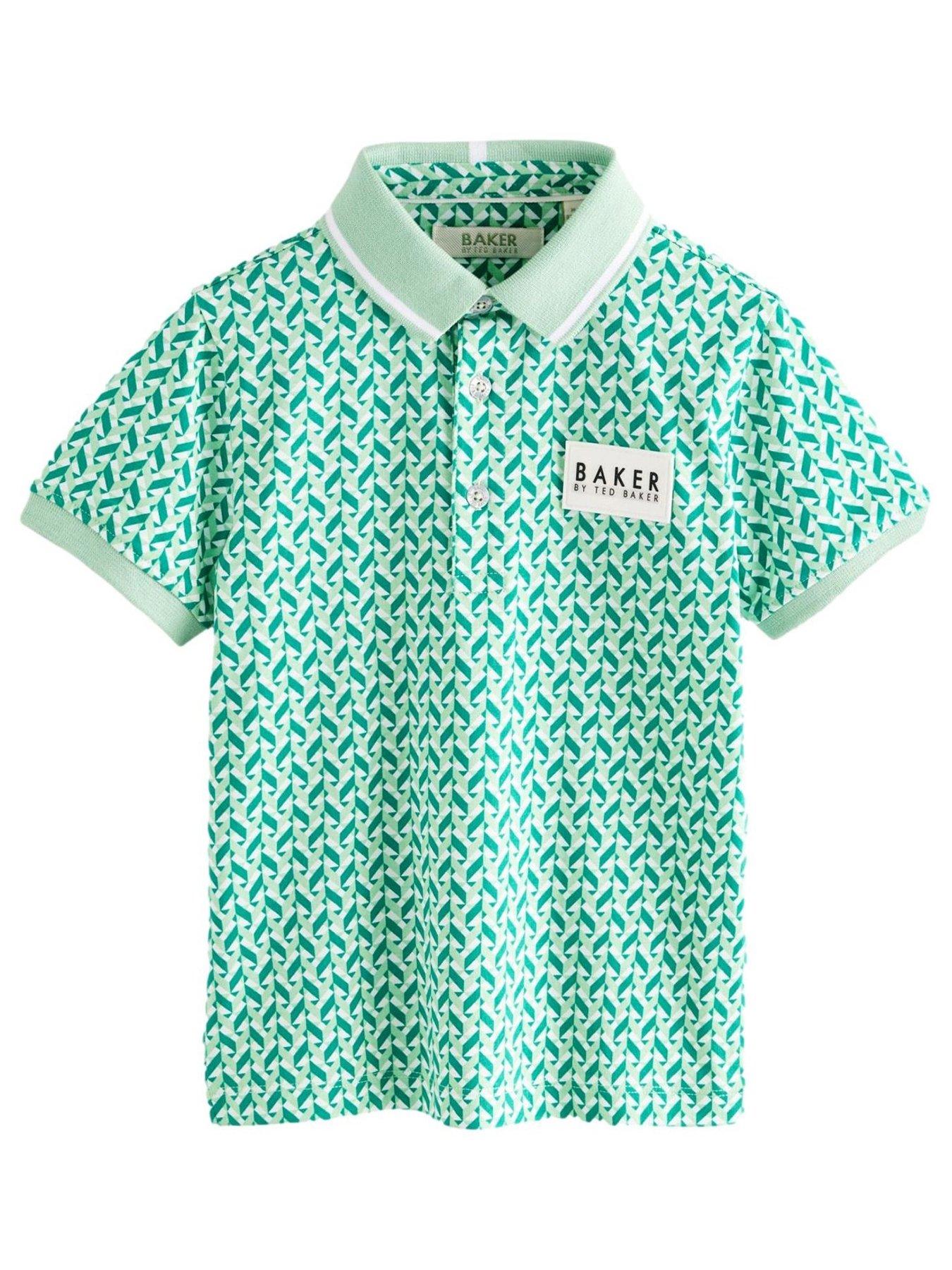 ted-baker-geometric-print-polo-shirt-green