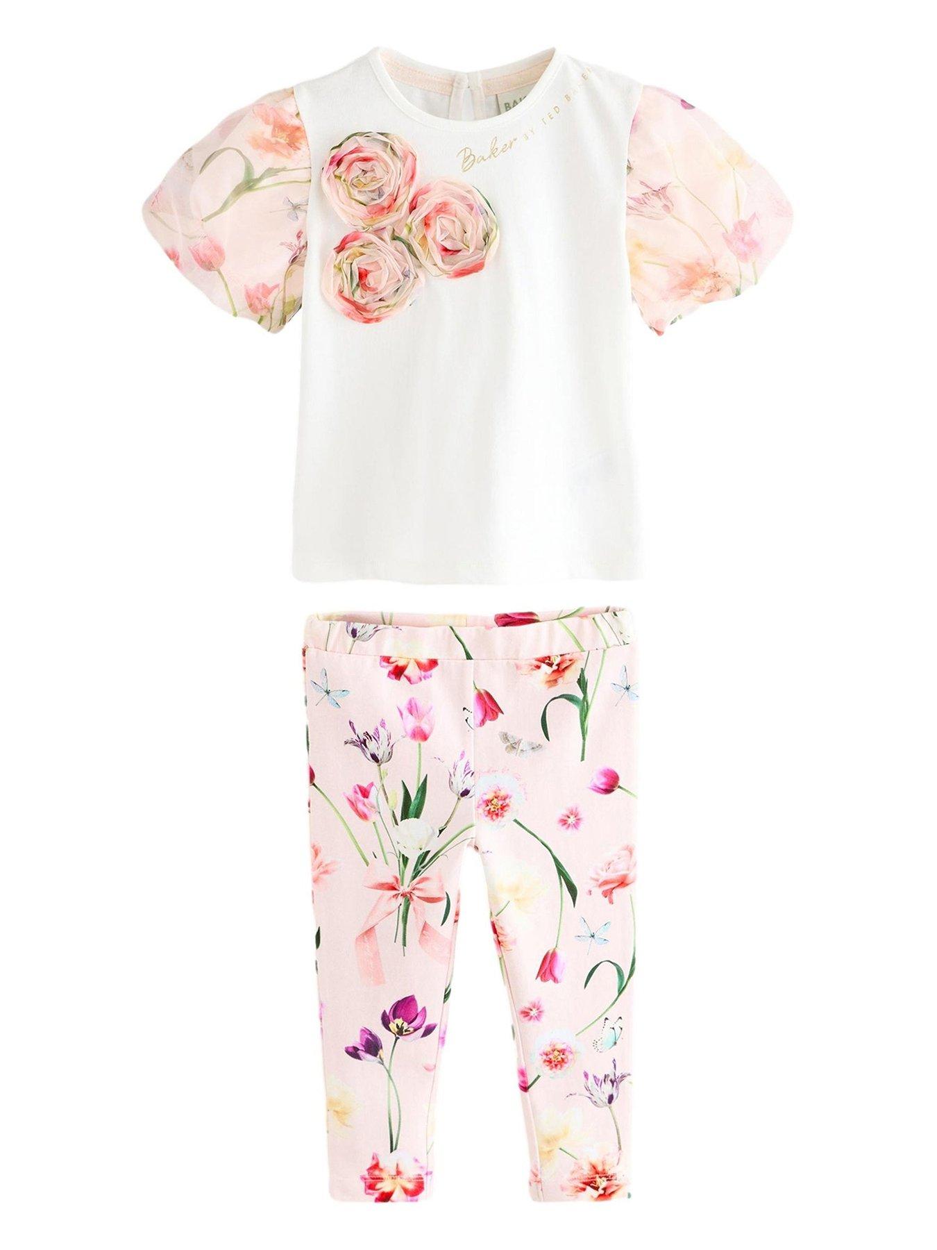  image of ted-baker-top-amp-legging-set-pink
