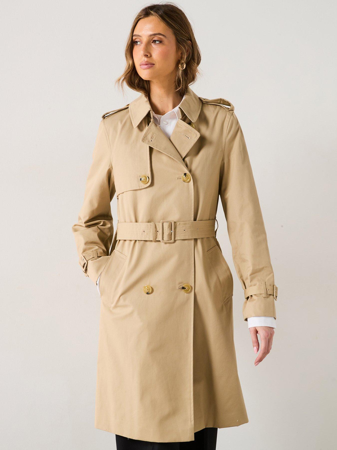  image of mango-classic-trench-coat-with-belt