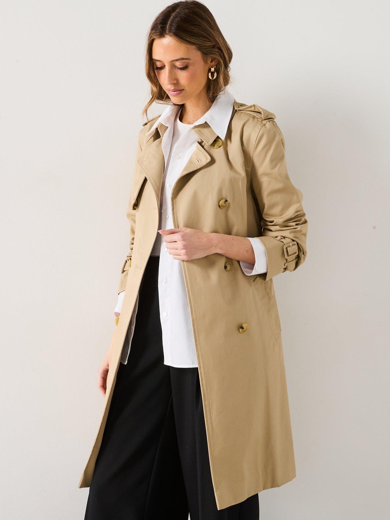  image of mango-classic-trench-coat-with-belt