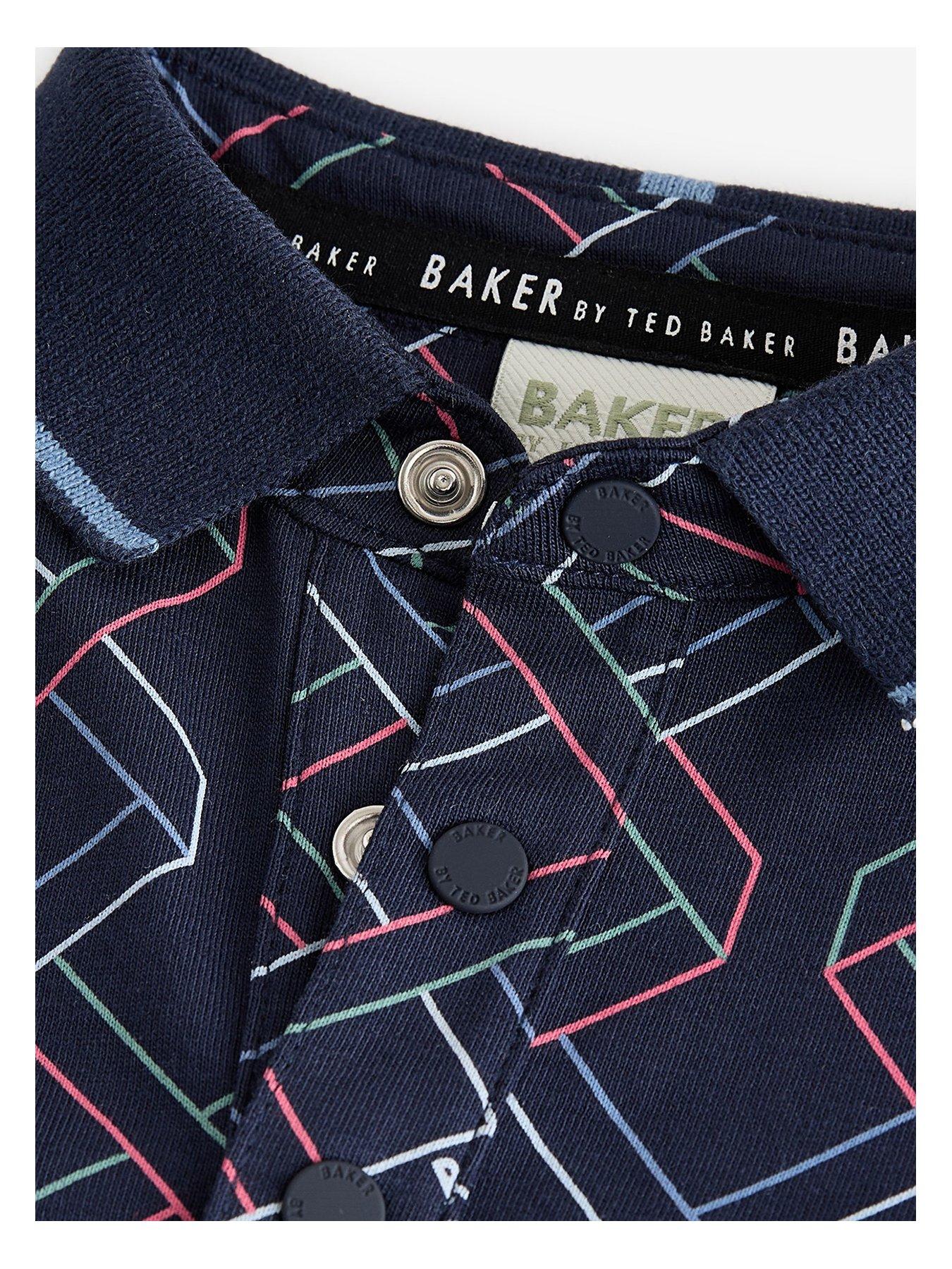  image of ted-baker-baby-romper-navy