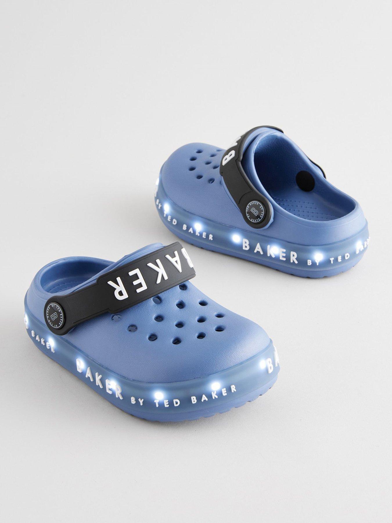 Ted Baker Boys Light Up Clog Sandals - Blue