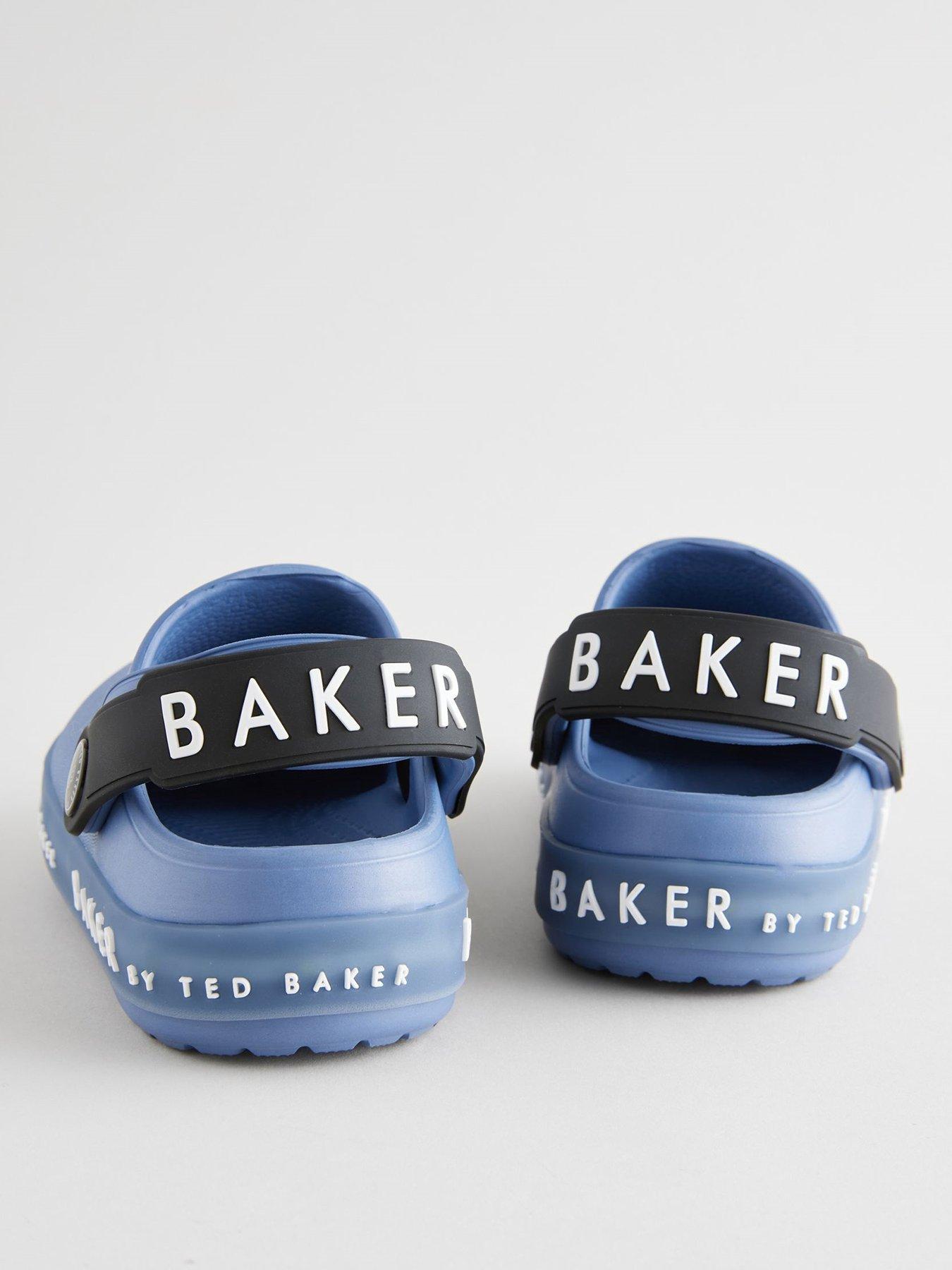  image of ted-baker-boys-light-up-clog-sandals-blue
