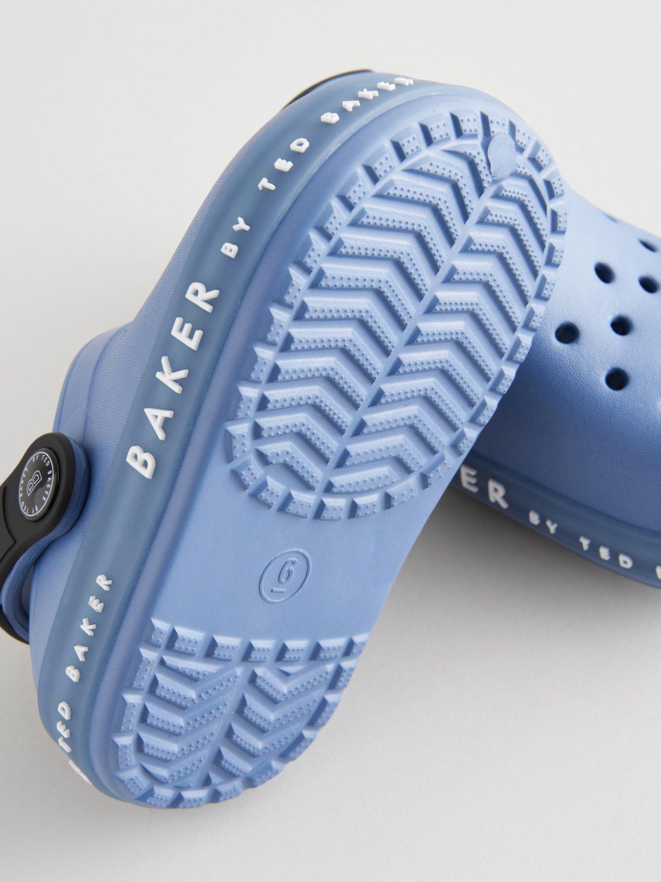  image of ted-baker-boys-light-up-clog-sandals-blue