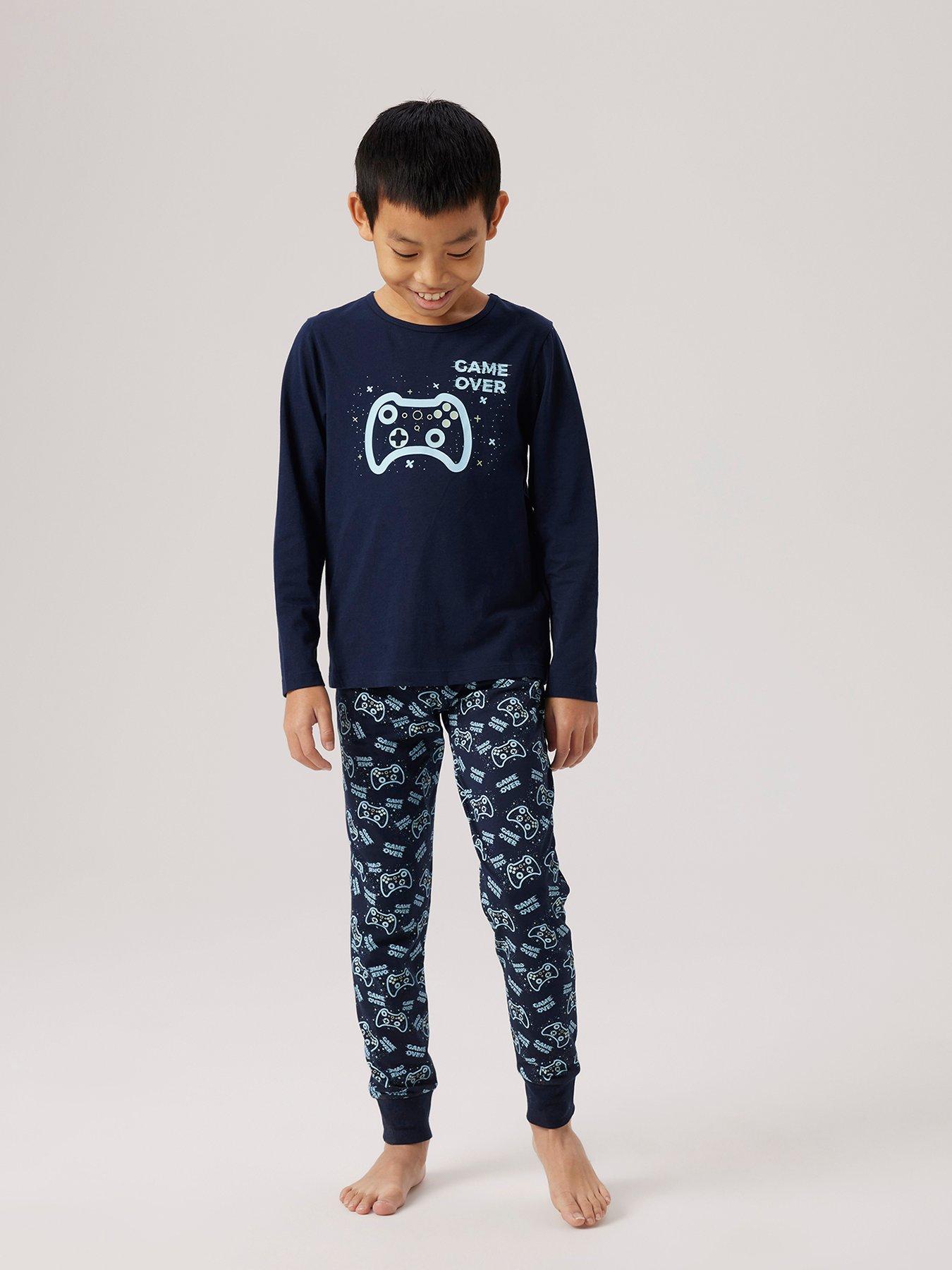 undefined Boys Gaming Pyjamas - Dark Sapphire