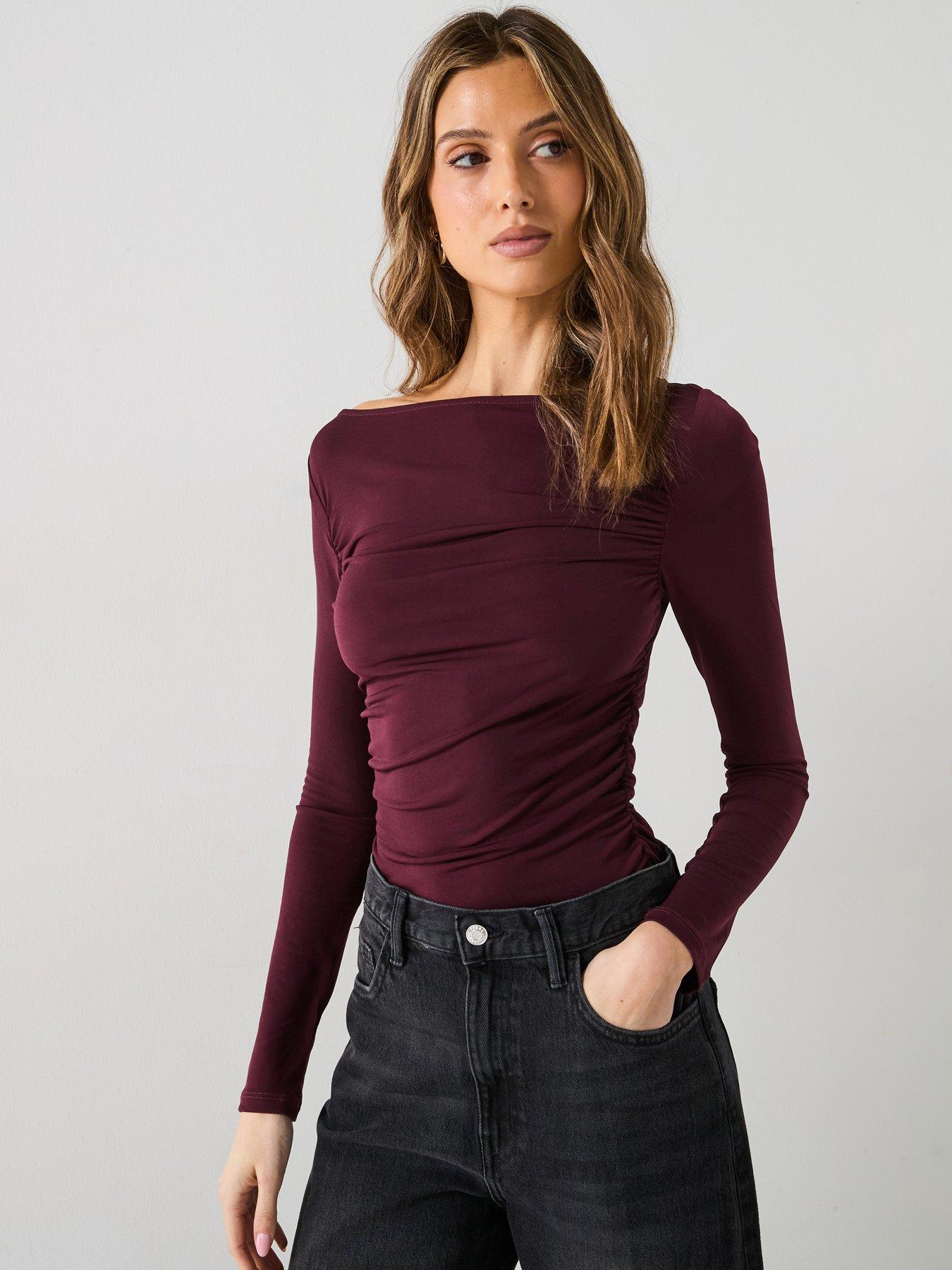 mango-draped-fitted-t-shirt