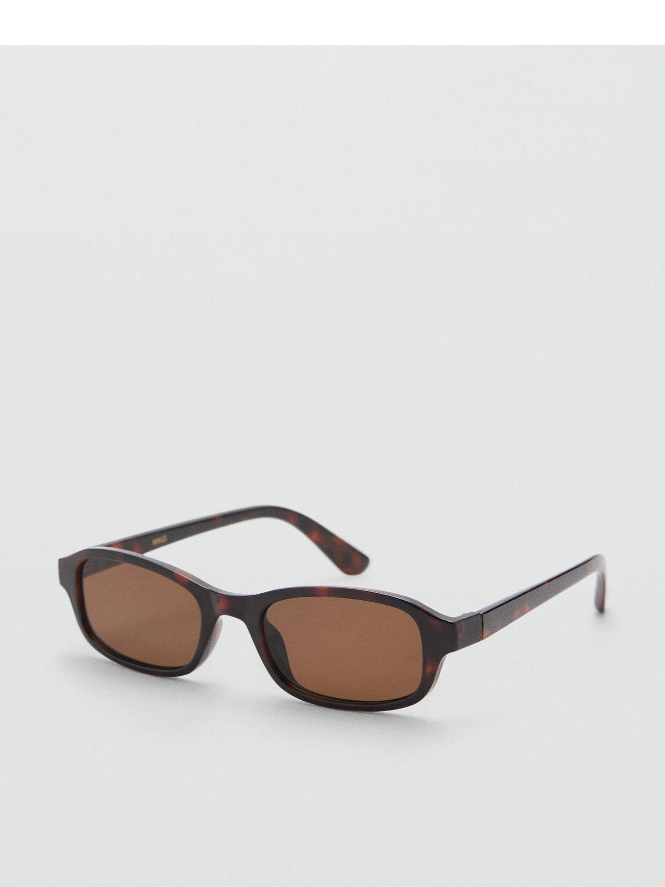mango-rectangular-frame-sunglasses-brown