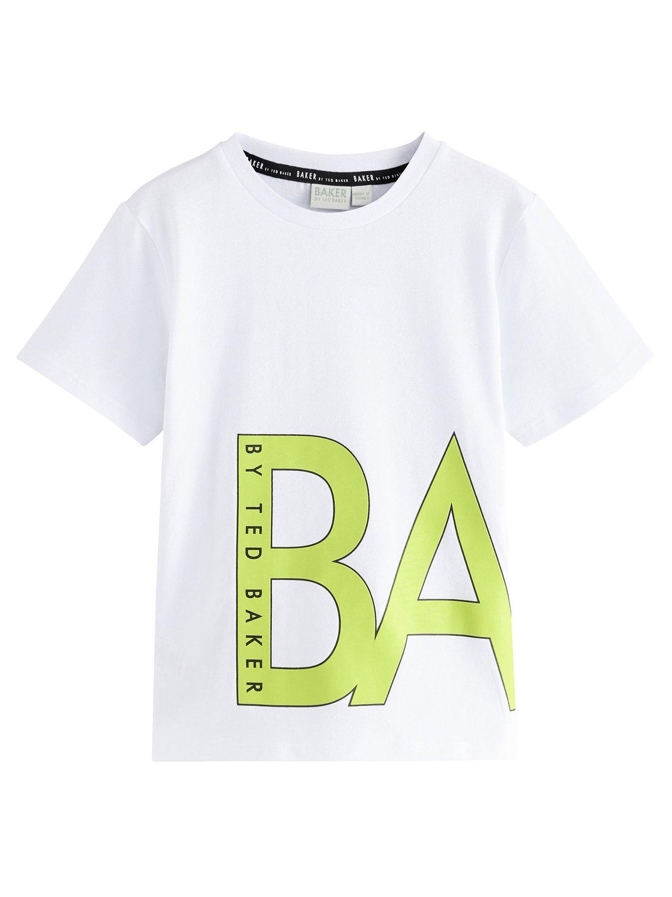 front image of ted-baker-t-shirt-white
