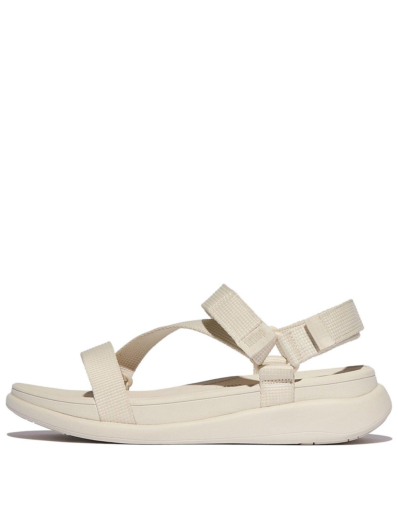 FitFlop F-mode Go Z Strap Sandal - Webbing - Paris Beige