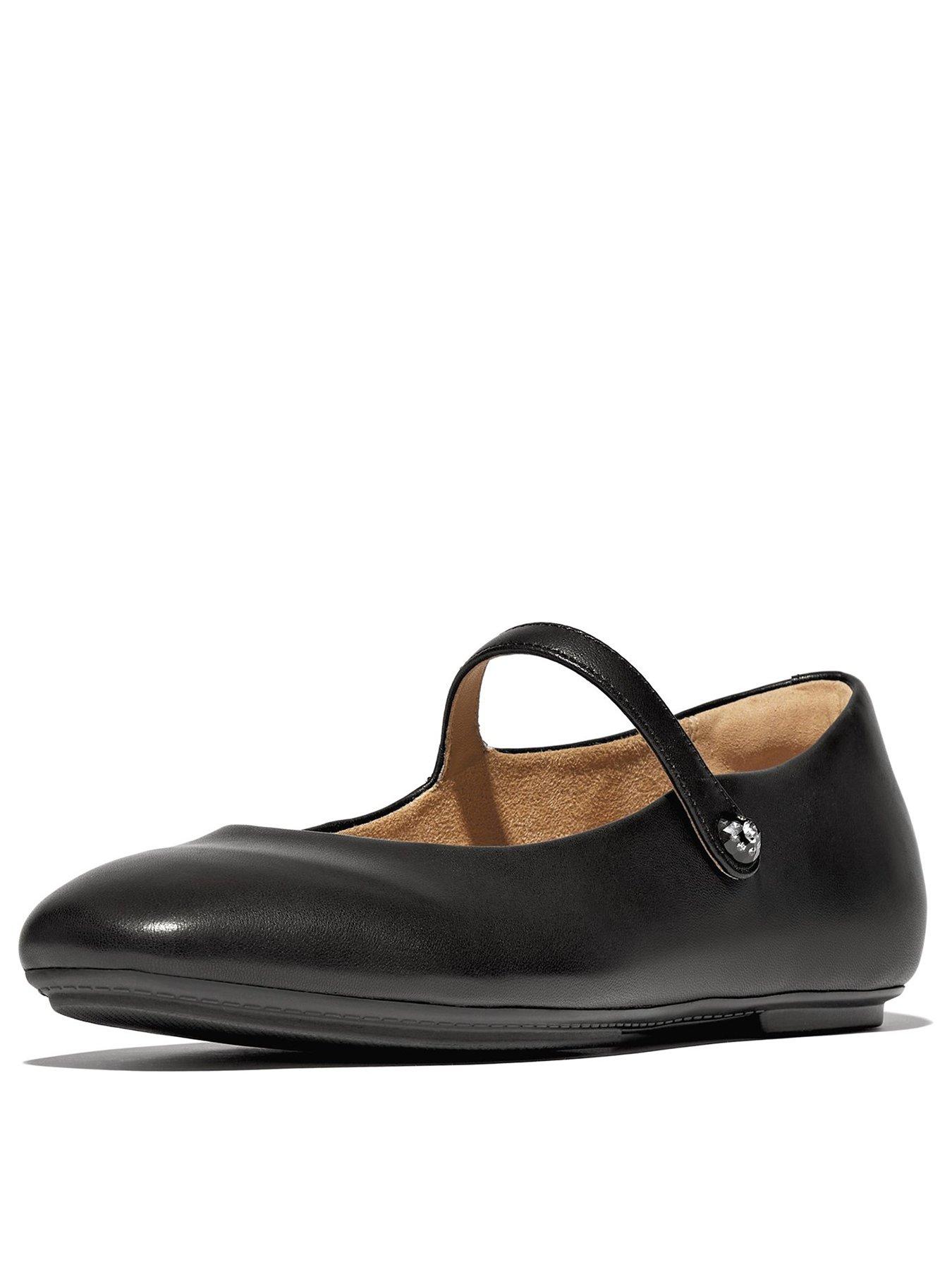 Image 2 of 6 of FitFlop Delicato Mary Jane - Pretty Detail - Black