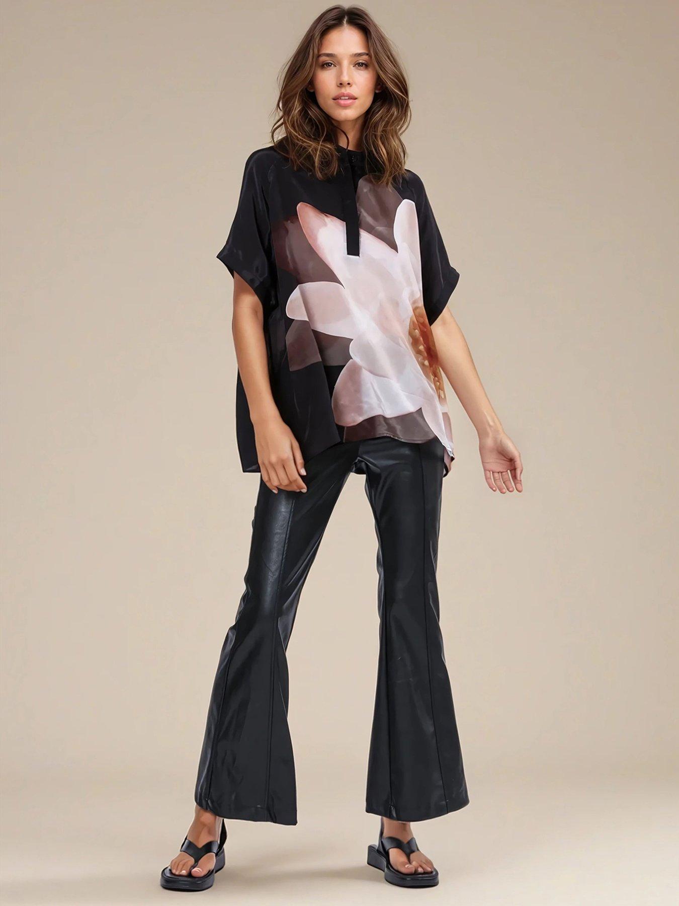 religion-jade-floral-placement-shirt-blouse-beige