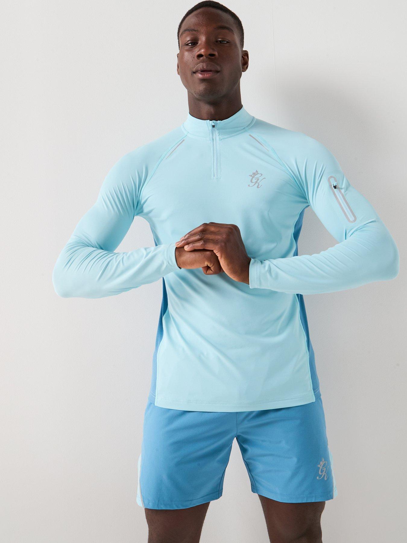  image of gym-king-mens-flex-20-14-zip-funnel-blue