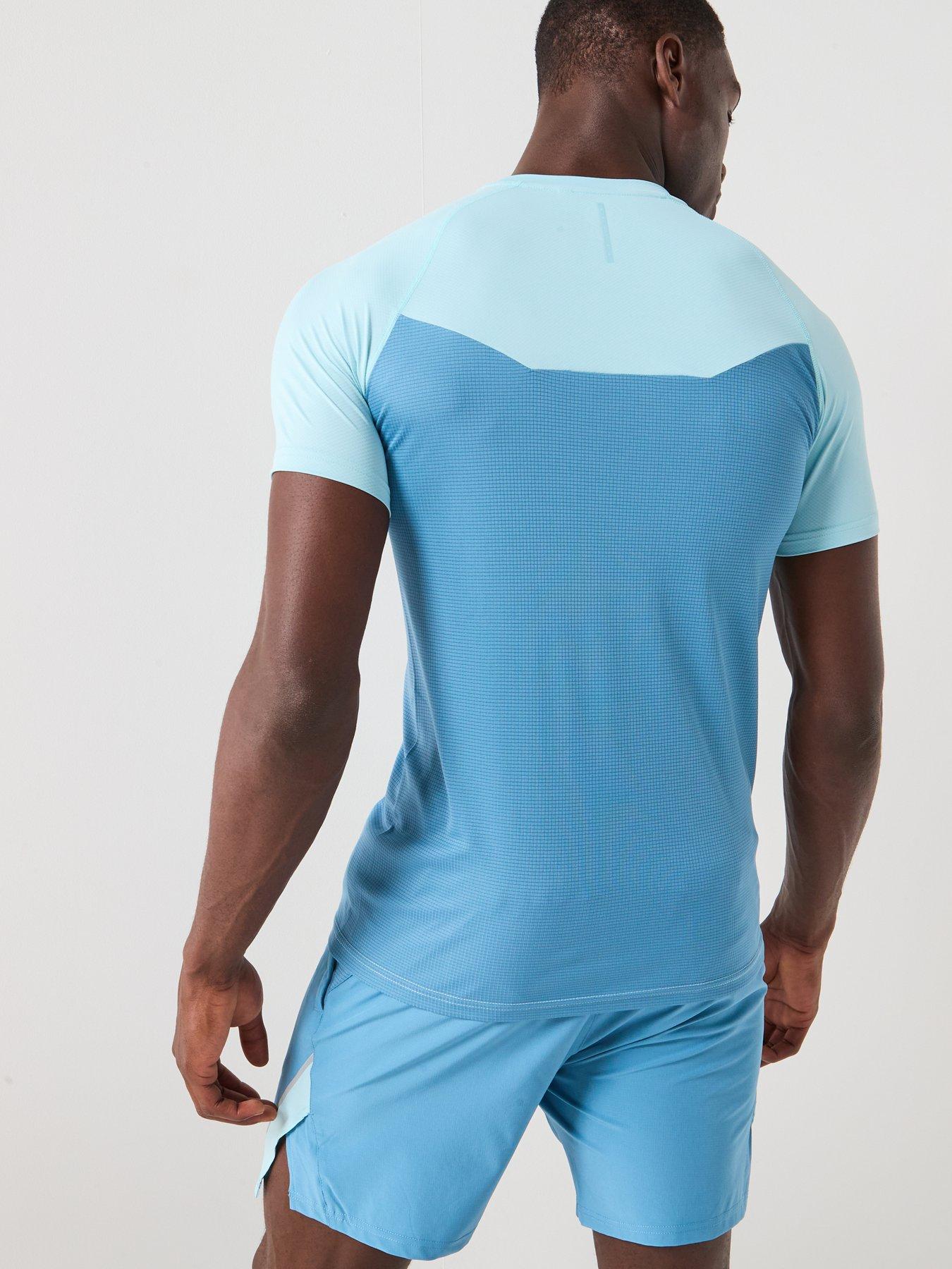 Image 2 of 4 of Gym King Men's Flex 20 T-Shirt - Blue