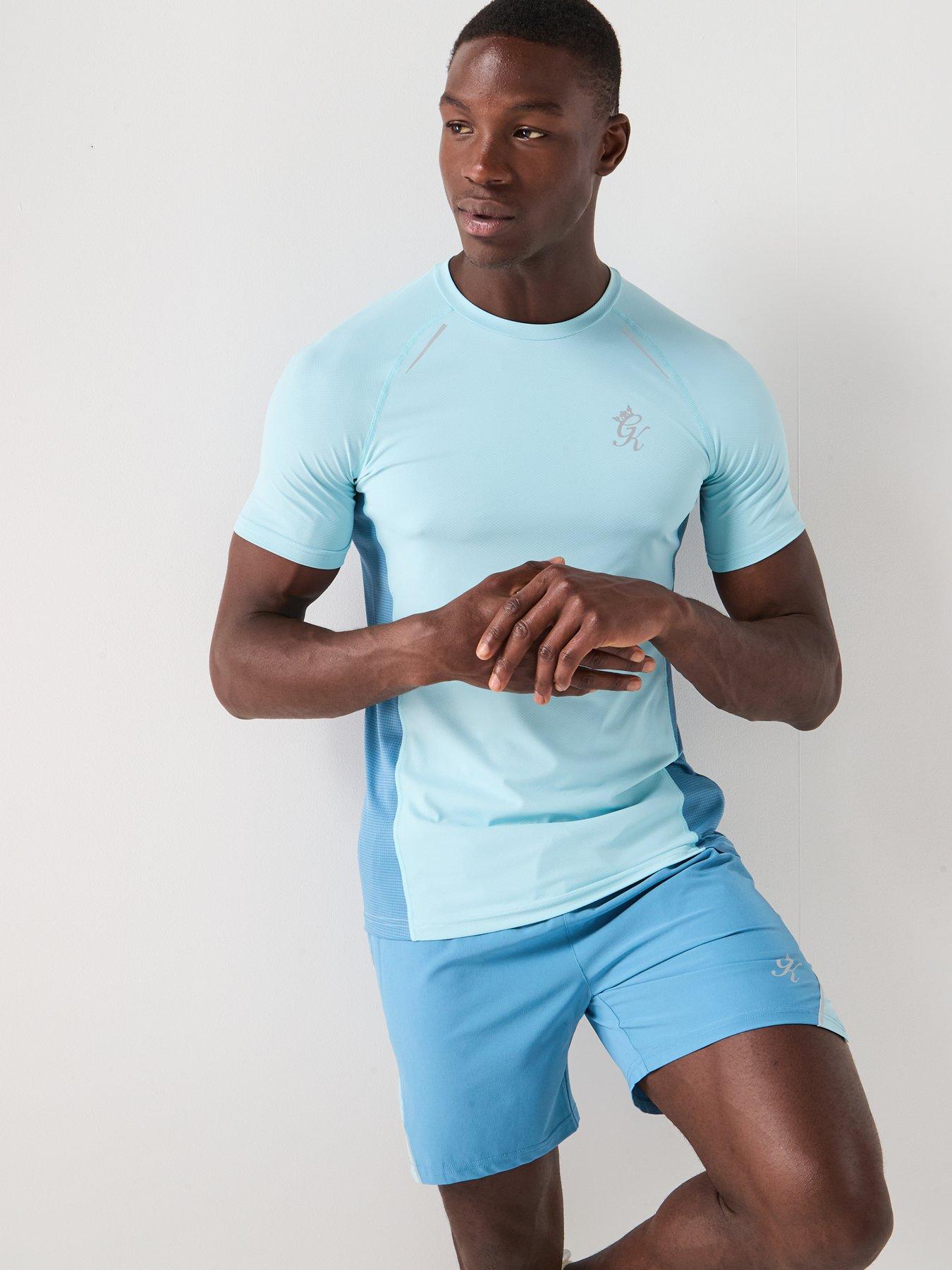 Image 5 of 5 of Gym King Men's Flex 20 Short - Blue