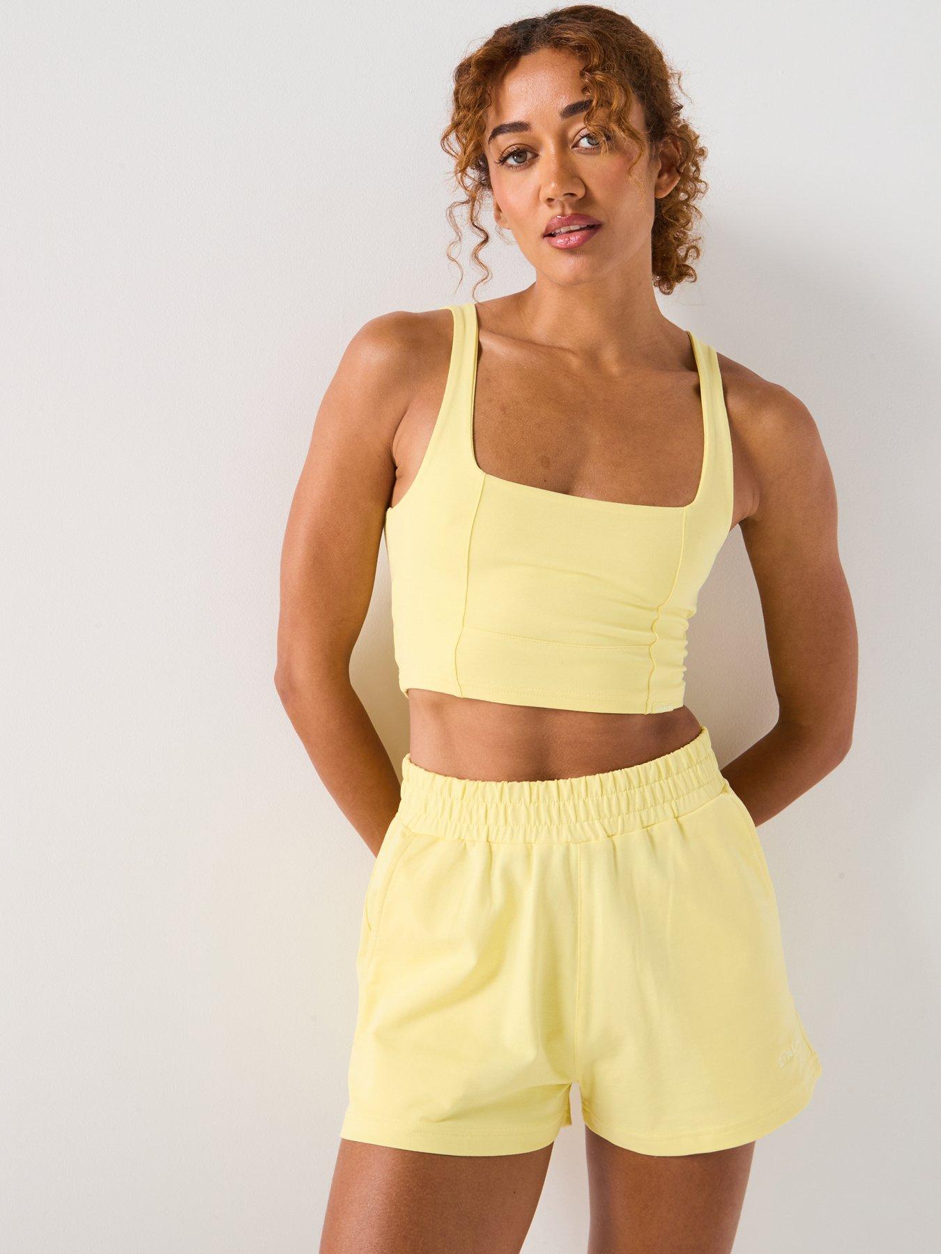Image 6 of 6 of Gym King Womens 365 Jersey Short - Lemon Yellow