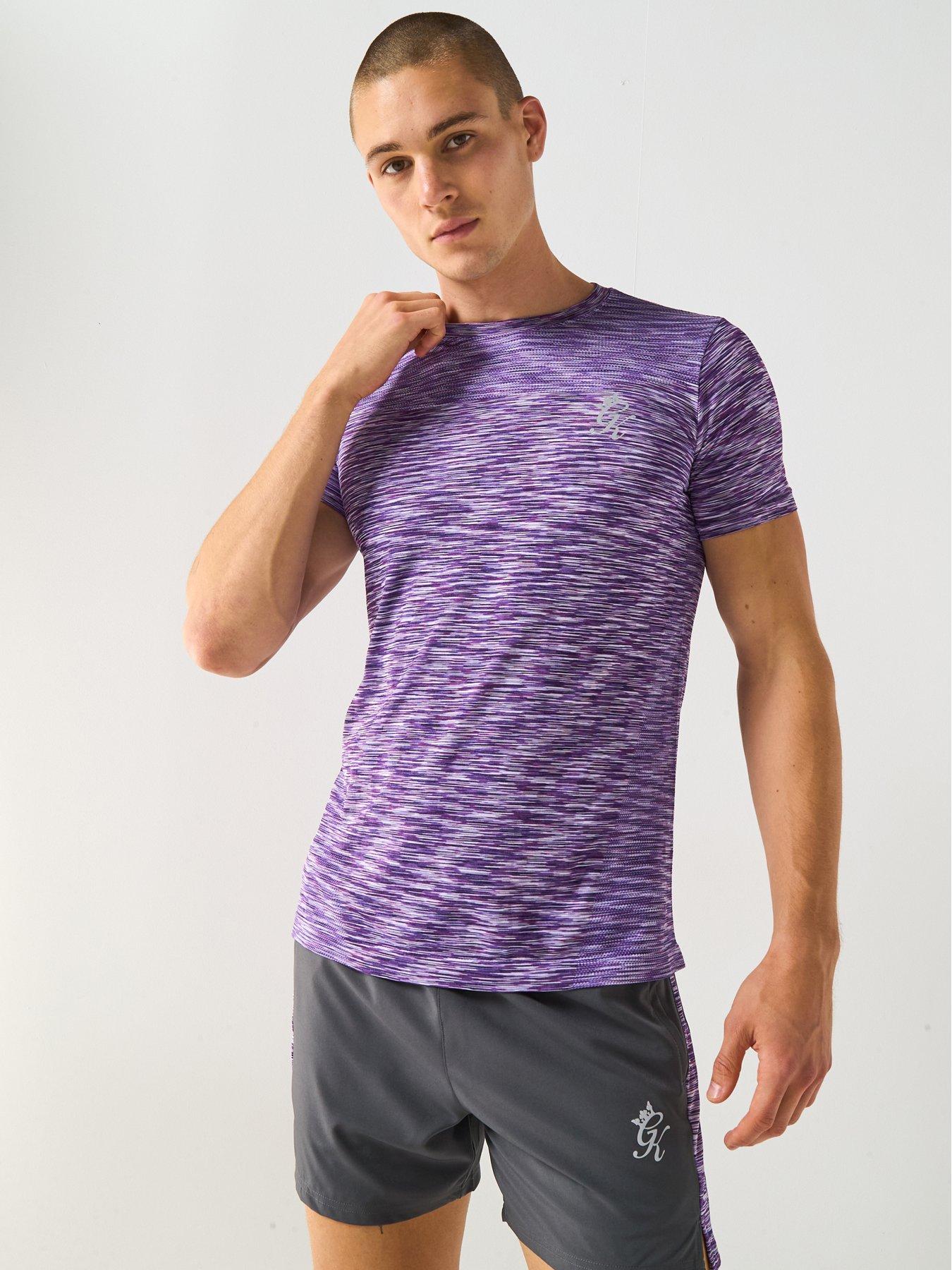 undefined Men's Energy Space Dye Tee - Purple