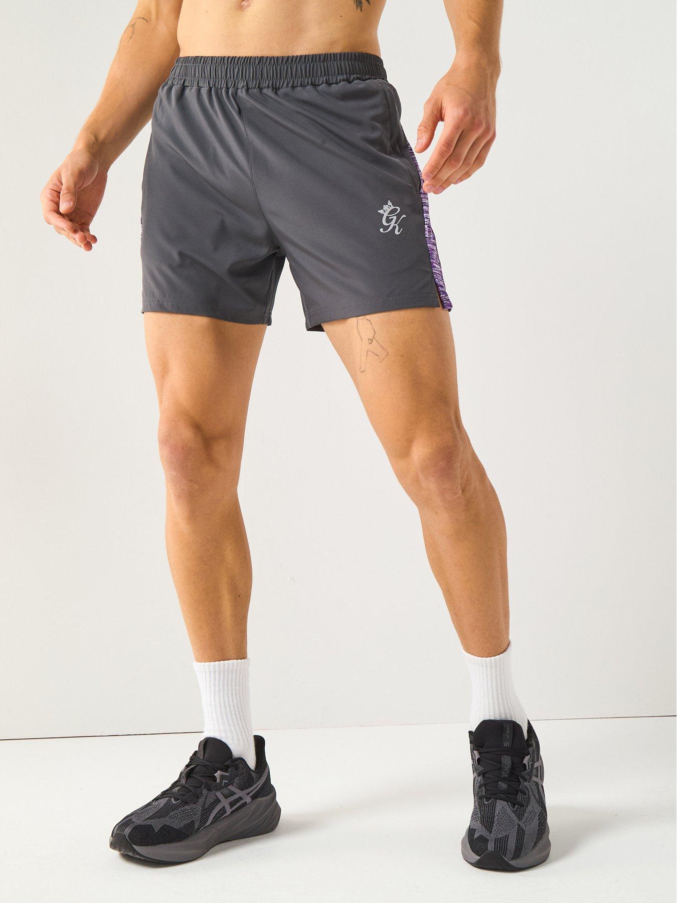 Image 1 of 4 of Gym King Men's Energy Space Dye Shorts - Grey