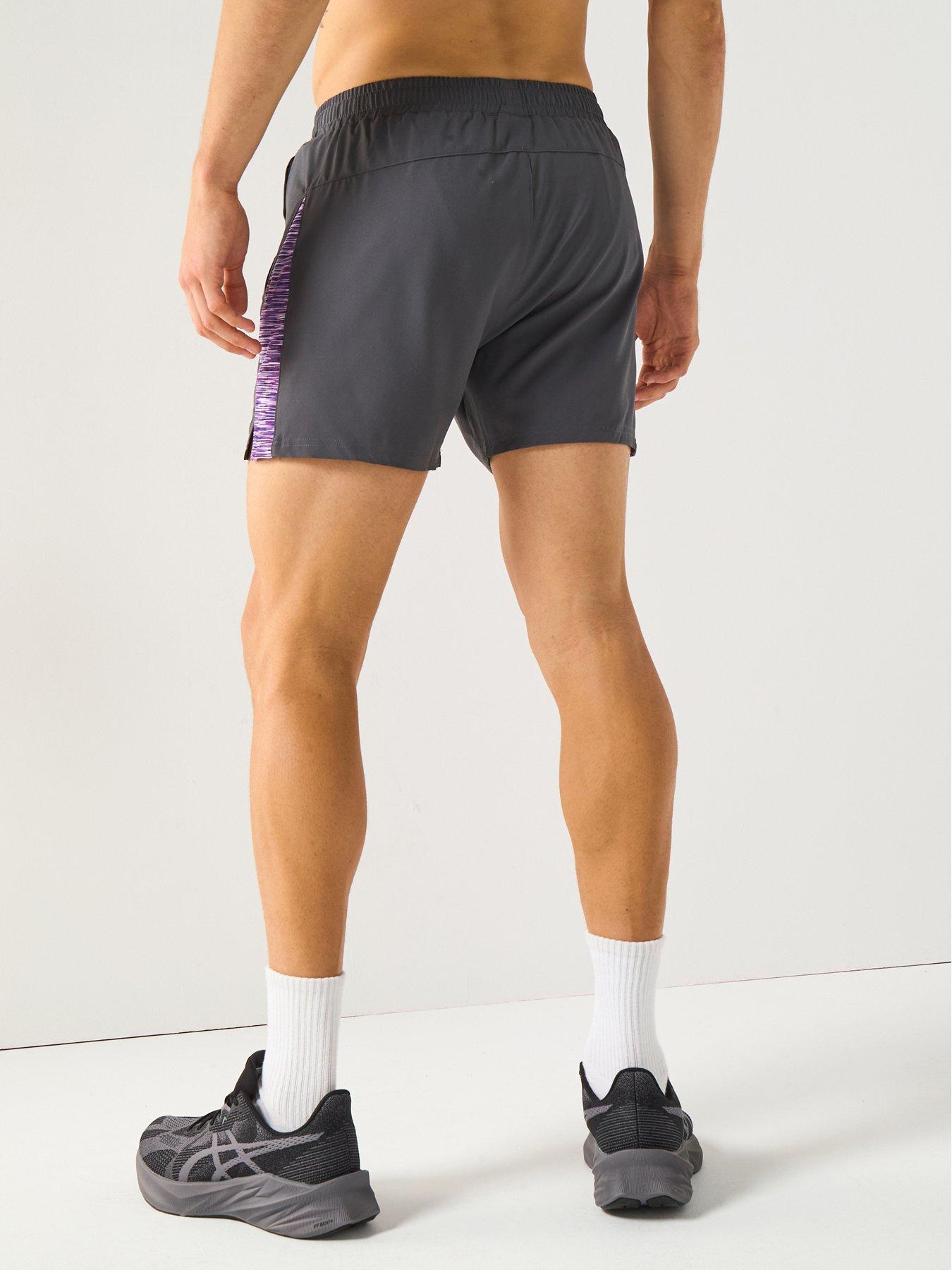 Image 2 of 4 of Gym King Men's Energy Space Dye Shorts - Grey