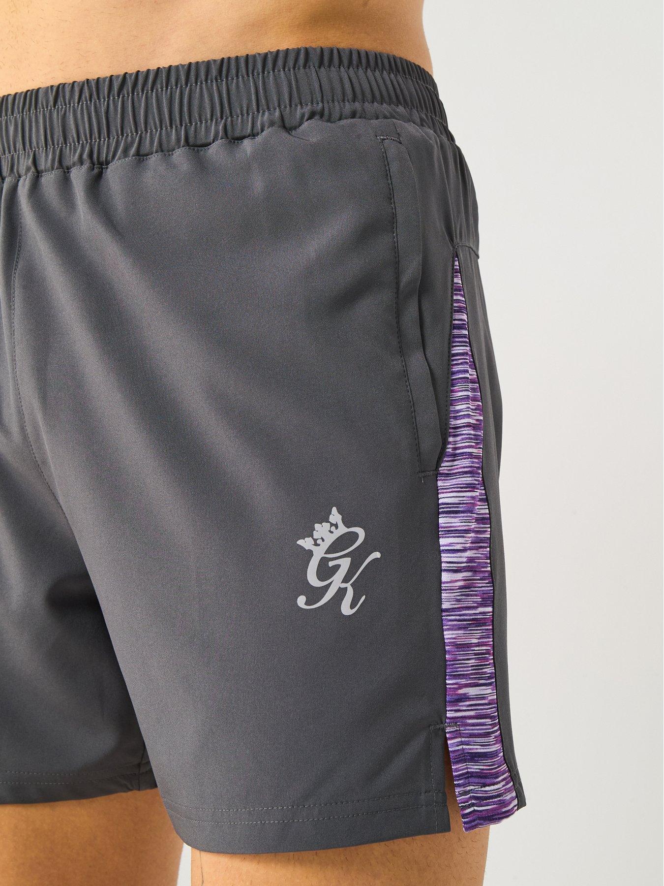 Image 4 of 4 of Gym King Men's Energy Space Dye Shorts - Grey