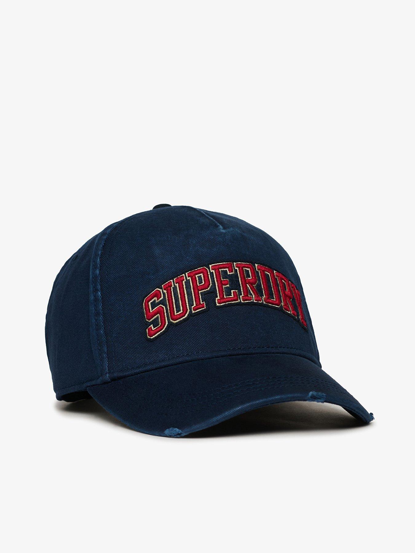 Image 1 of 4 of Superdry Varsity Logo Trucker Cap -Dark Blue