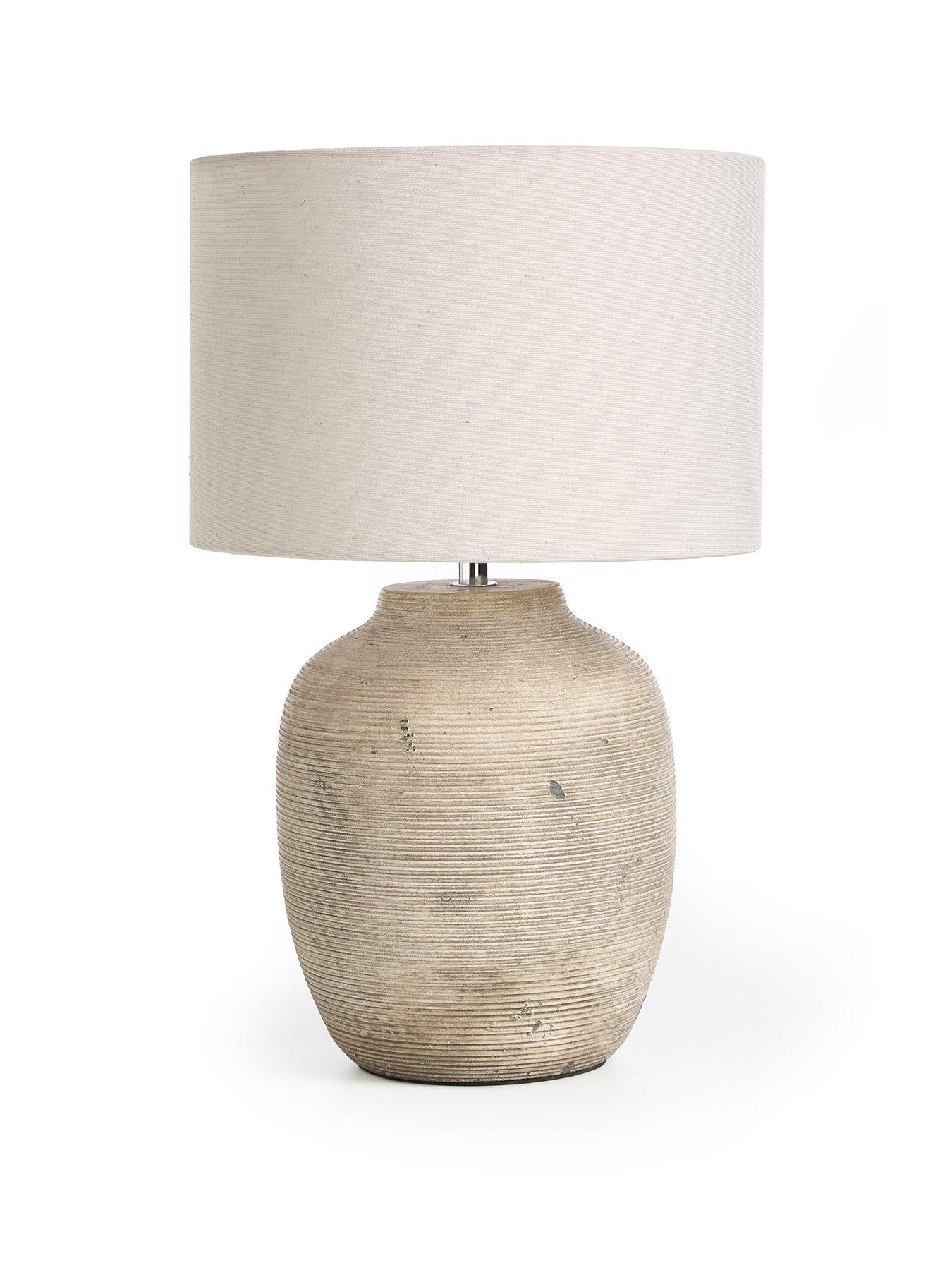 stillFront image of very-home-worn-concrete-ceramic-table-lamp