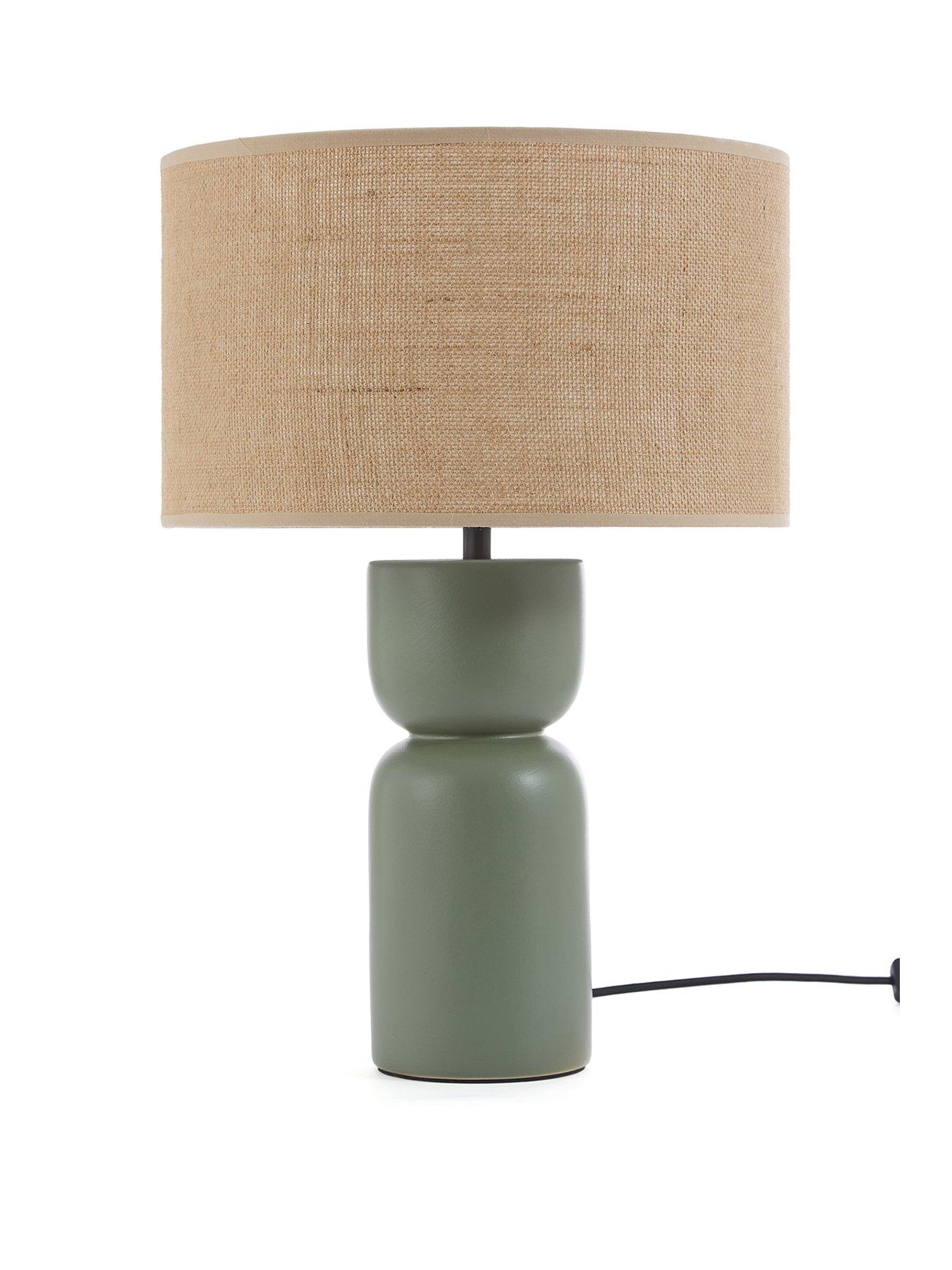  image of the-very-collection-green-totem-table-lamp