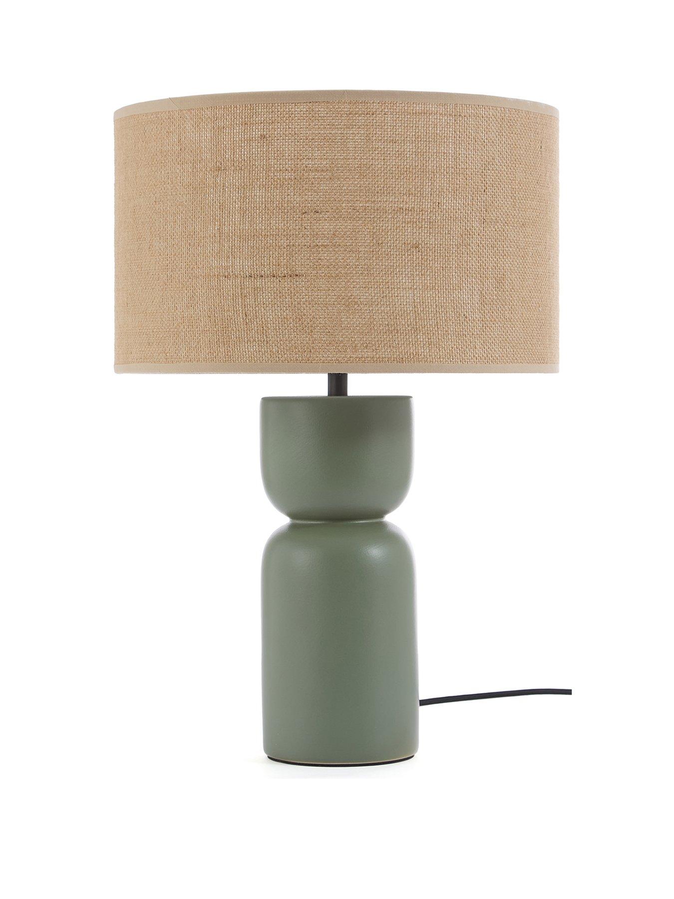 Image 2 of 6 of Very Home Green Totem Table Lamp