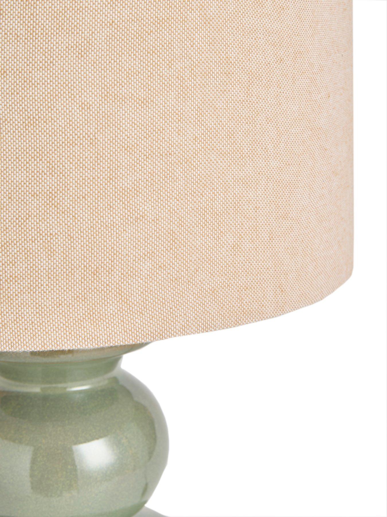  image of the-very-collection-green-reactive-glaze-table-lamp