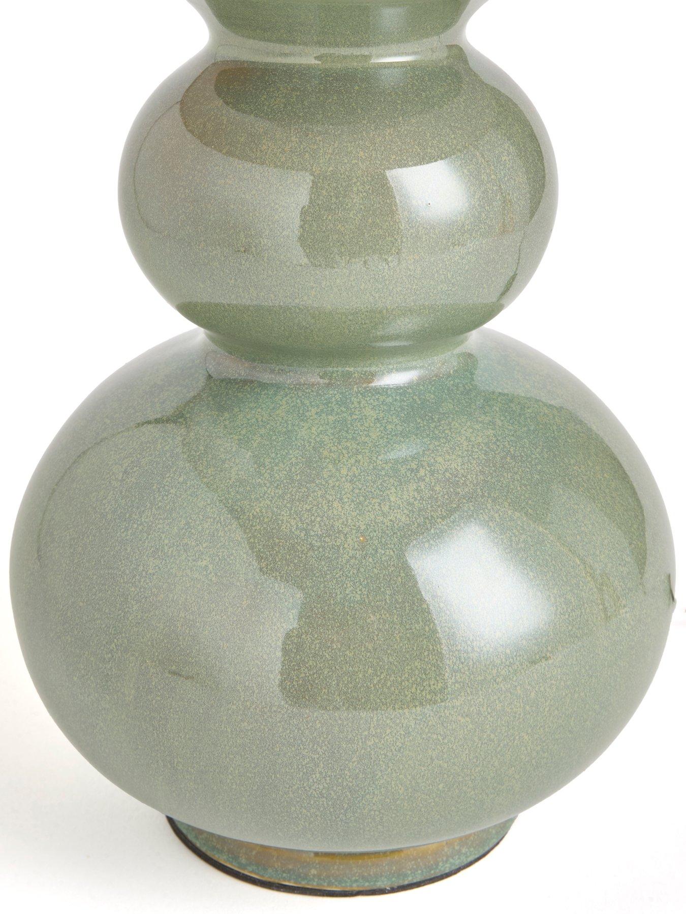 image of the-very-collection-green-reactive-glaze-table-lamp
