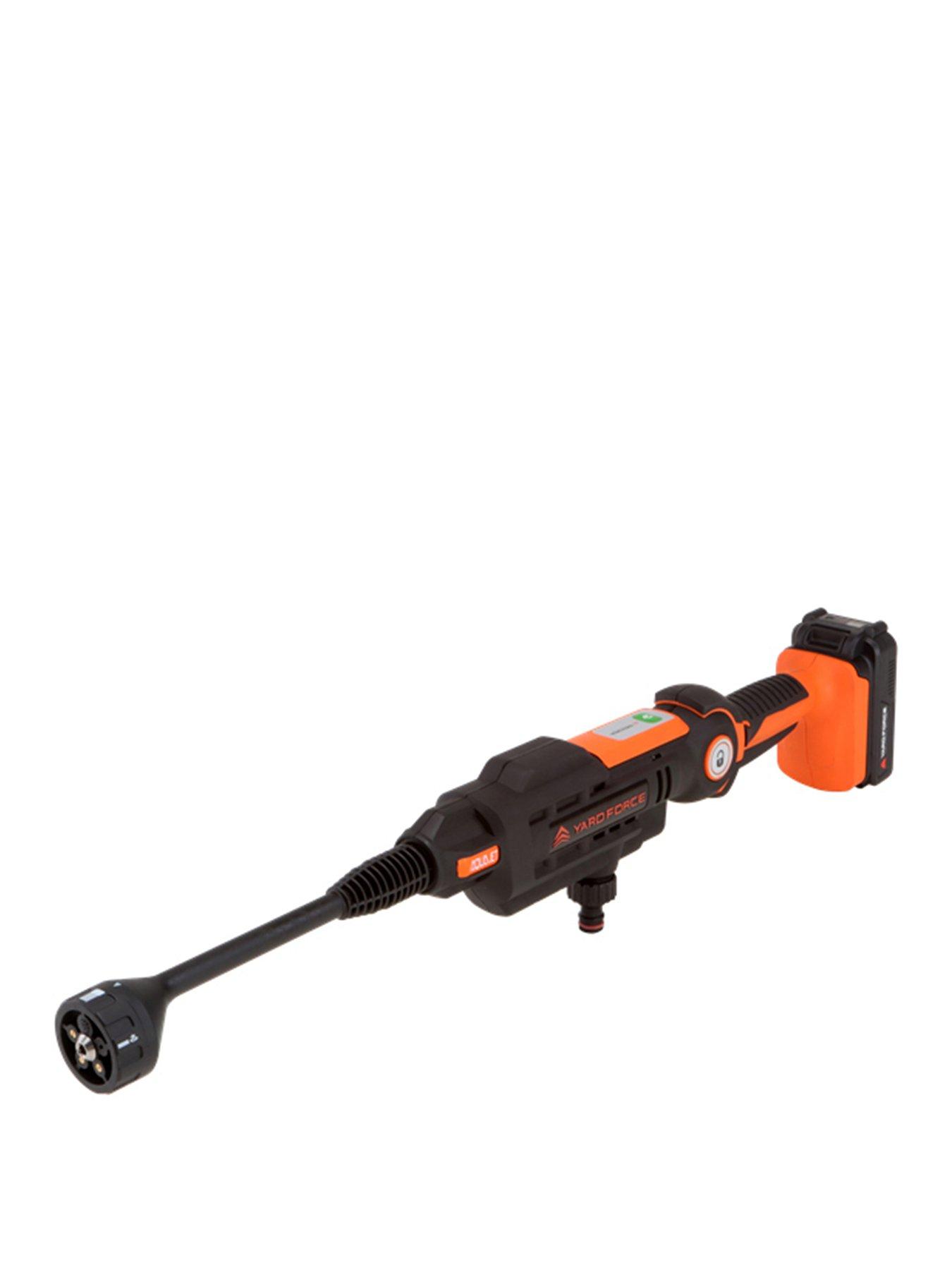 Image 1 of 6 of Yard Force 20V Aquajet Cordless Pressure Cleaner with 2.5Ah Lithium-Ion Battery, Charger &amp; 5-in-1 nozzle - LW C02A - CR20 Range