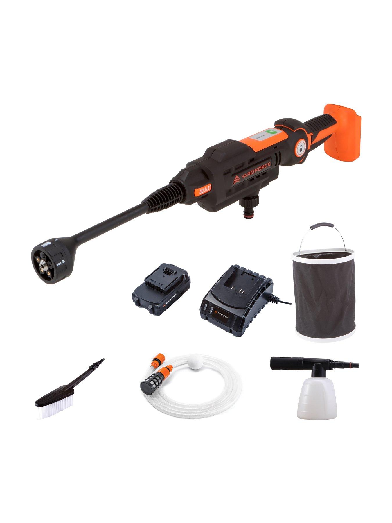 Image 2 of 6 of Yard Force 20V Aquajet Cordless Pressure Cleaner with 2.5Ah Lithium-Ion Battery, Charger &amp; 5-in-1 nozzle - LW C02A - CR20 Range