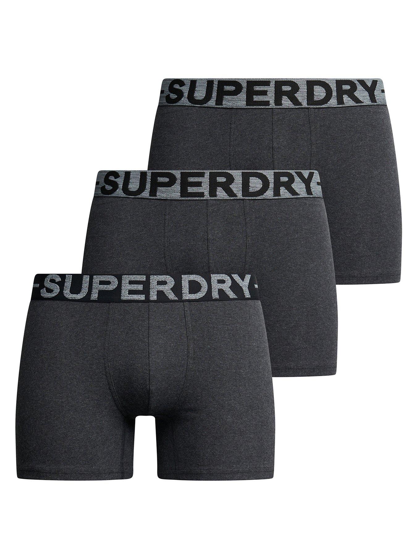  image of superdry-triple-pack-boxers-black