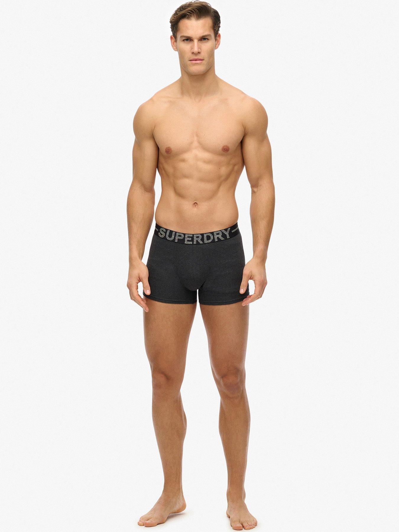  image of superdry-triple-pack-boxers-black