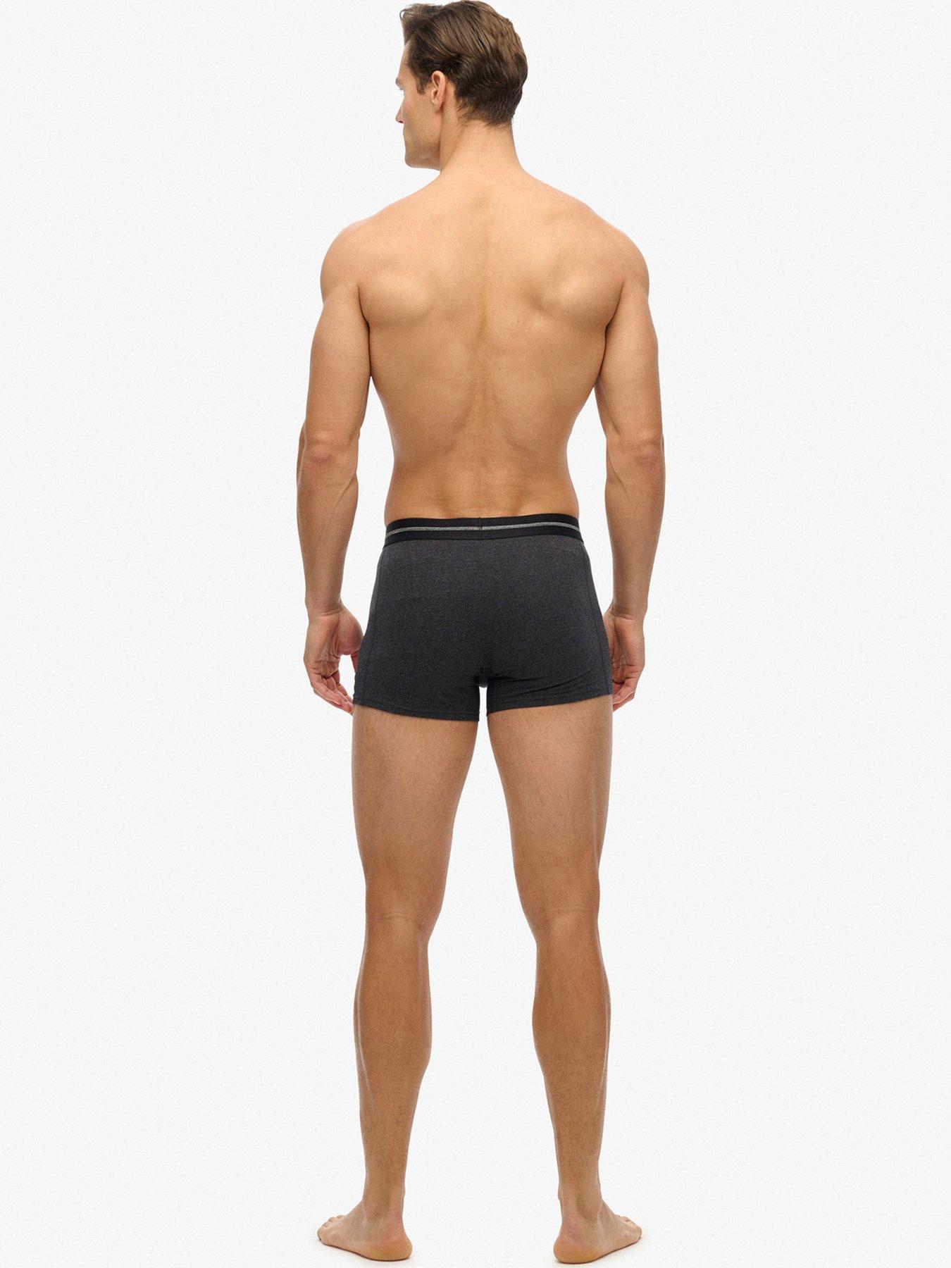  image of superdry-triple-pack-boxers-black