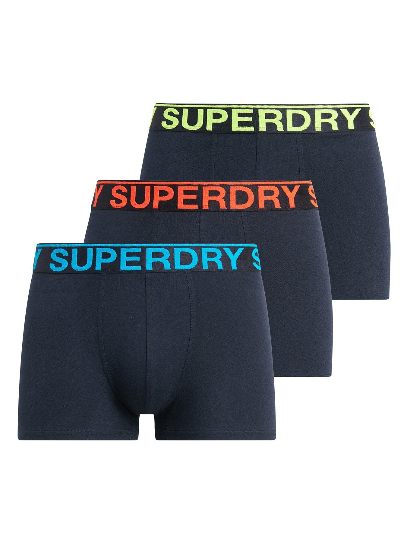 Image 1 of 3 of Superdry 3 Pack of Trunks - Navy