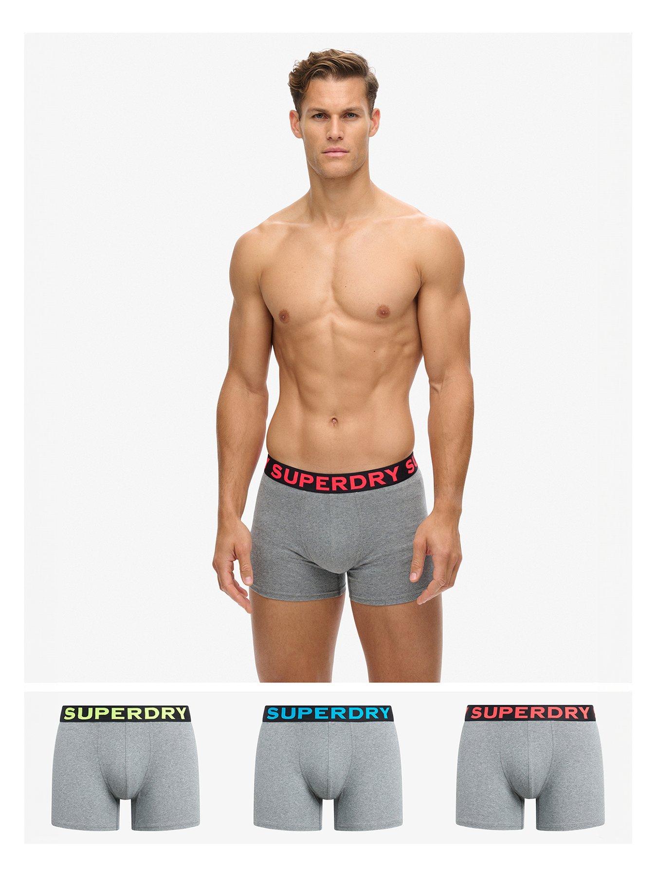 undefined 3 Pack of Boxers - Grey