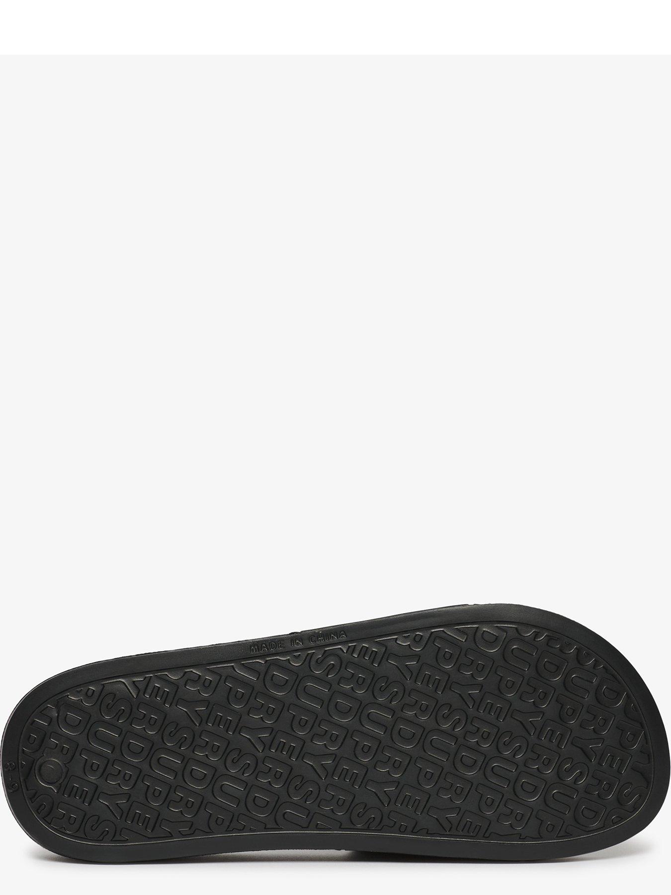  image of superdry-logo-pool-slide--black