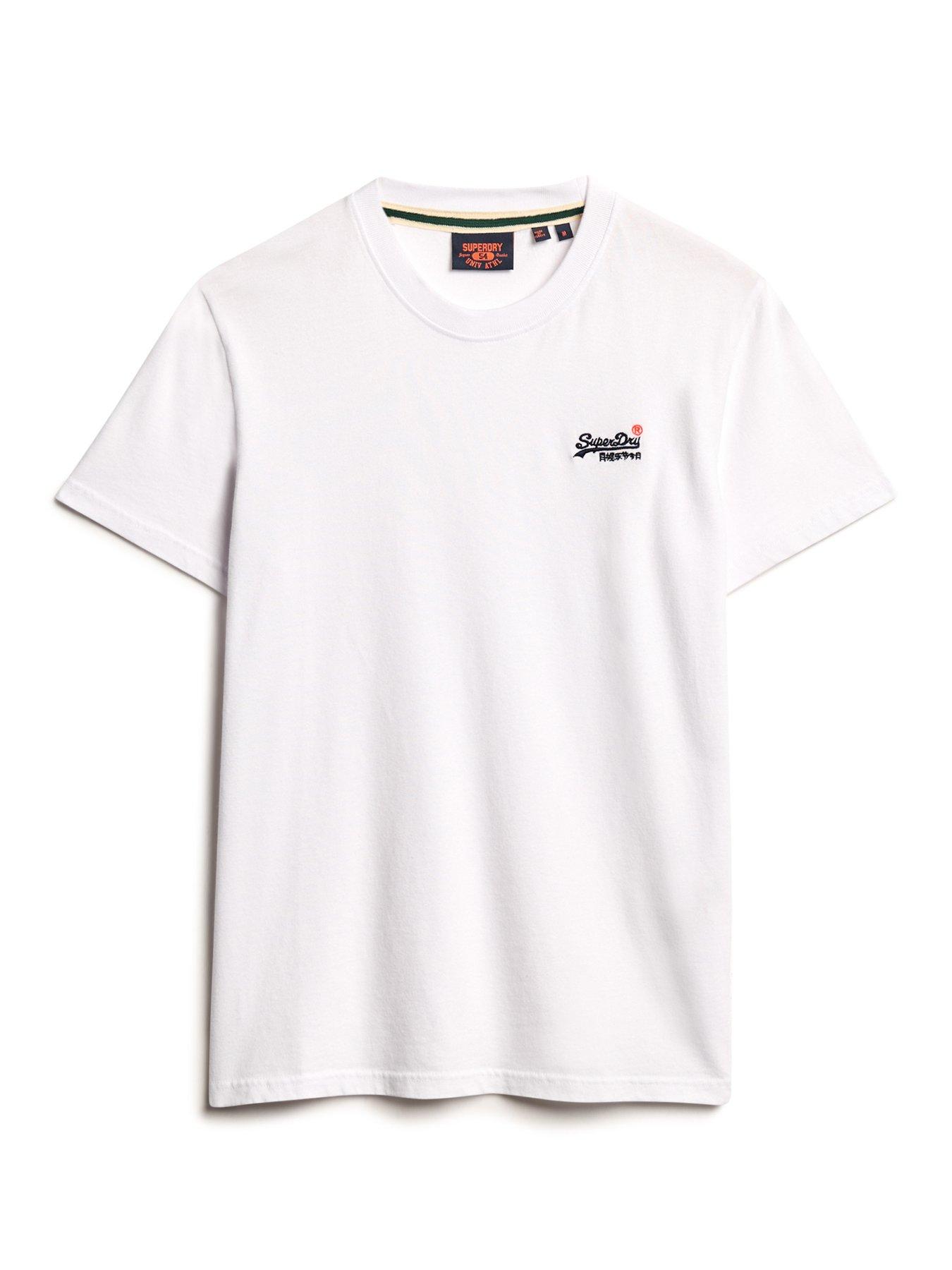  image of superdry-essential-contrast-embroidered-t-shirt-white