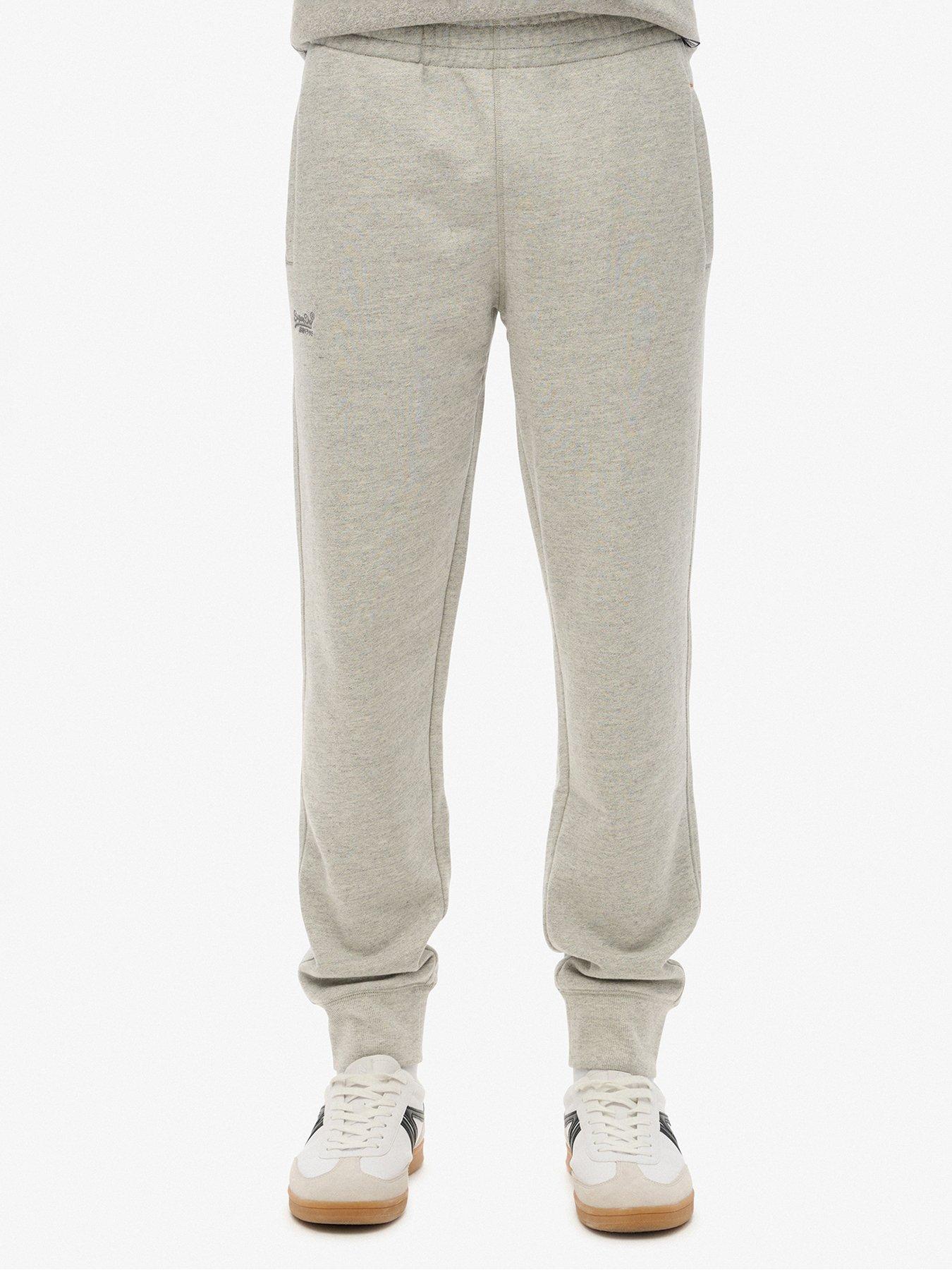 image of superdry-essential-logo-joggers-grey